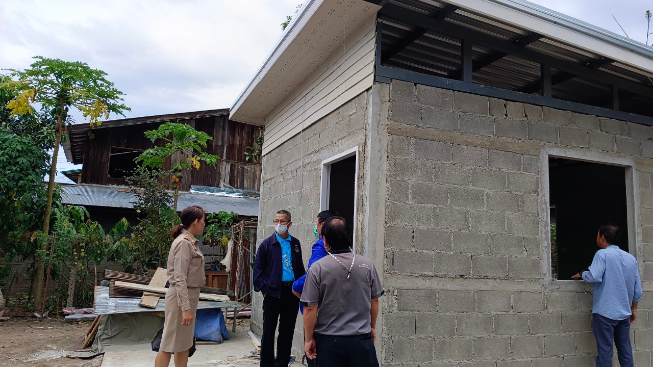 พช.น่าน ติดตามโครงการบ้านห่วงใยจากใจ GLO ประจำปีงบประมาณ 2565