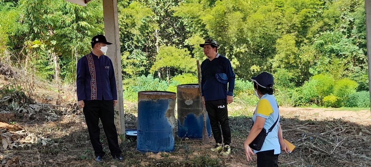 พจ.น่าน ลงพื้นที่ติดตามการดำเนินงาน โคก หนอง นาโมเดล อำเภอนาหมื่น จังหวัดน่าน