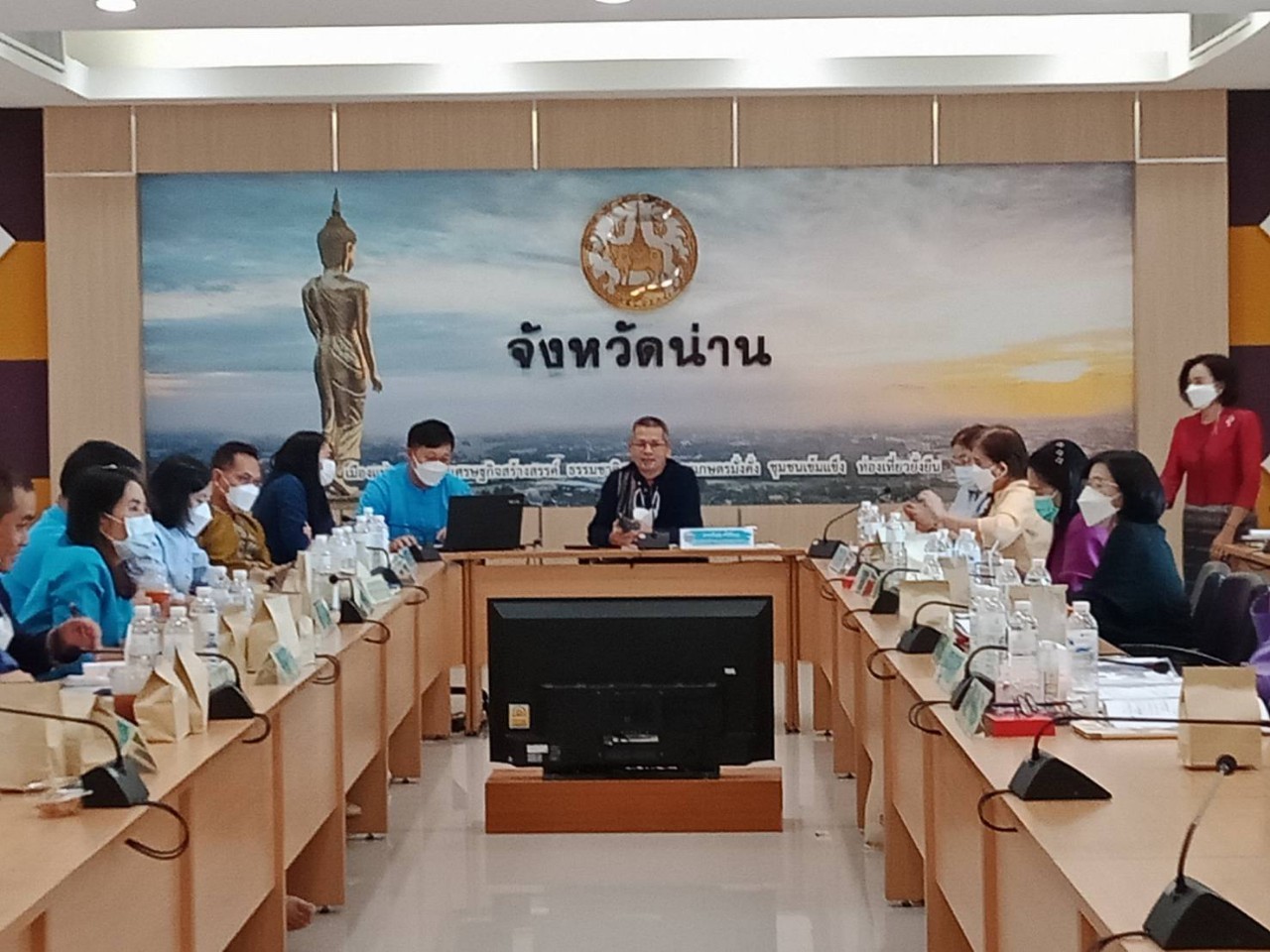 พช.น่าน ประชุมเชิงปฏิบัติการเจ้าหน้าที่พัฒนาชุมชนขับเคลื่อนงานพัฒนาชุมชน ในปีงบประมาณ พ.ศ.2566 ภายใต้ชื่อ “สำเร็จแค่ไหนกับเงินที่ใช้ไปและขับเคลื่อนต่ออย่างไรกับเงินที่ได้มา”