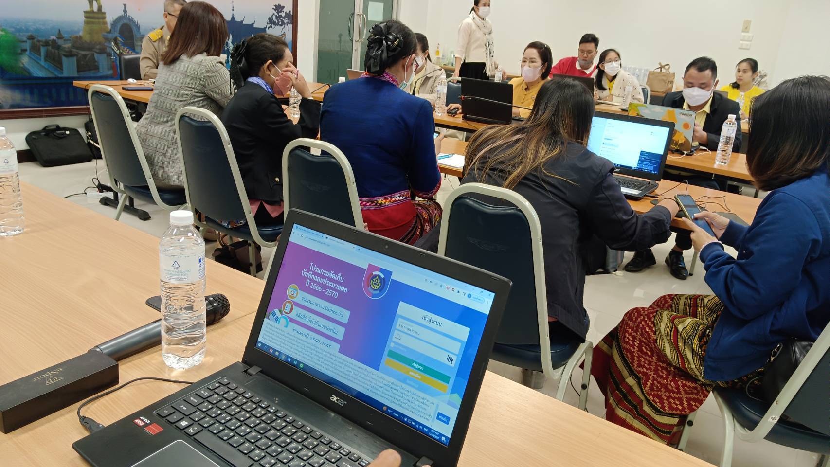 #พช.จังหวัดน่าน# ประชุมเชิงปฏิบัติการเจ้าหน้าที่พัฒนาชุมชน (วิทยากรครู ข) ในการบริหารการจัดเก็บ ข้อมูลความจำเป็นพื้นฐาน (จปฐ.) และข้อมูลพื้นฐานระดับหมู่บ้าน (กชช.2ค) ปี 2566 จังหวัดน่าน