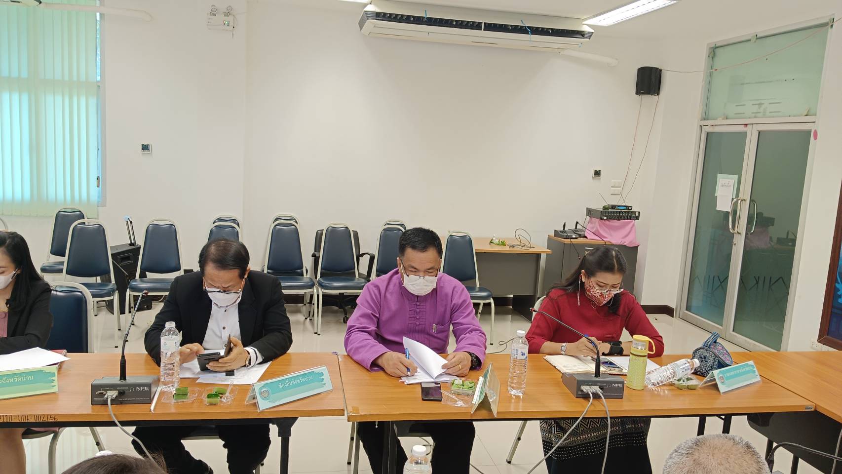 จังหวัดน่าน ประชุมคณะกรรมการอำนวยการดำเนินงานกองทุนพัฒนาคุณภาพชีวิต สร้างความมั่นคงในที่อยู่อาศัย “ซ่อมบ้าน สร้างสุข แก้จนคนน่าน”