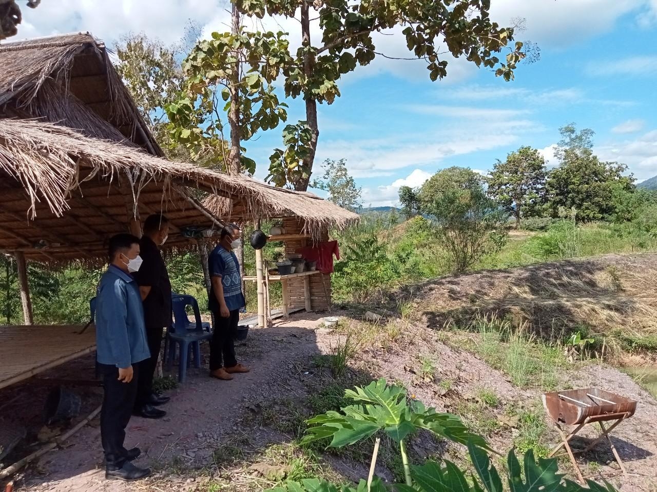พช.น่าน ติดตาม โคก หนอง นาโมเดล พื้นที่อำเภอบ้านหลวง จังหวัดน่าน