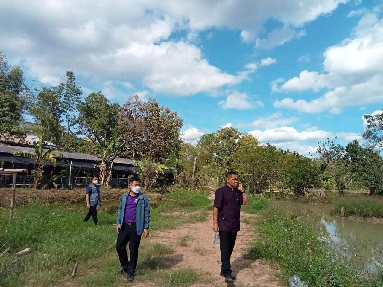 พช.น่าน ติดตาม โคก หนอง นาโมเดล พื้นที่อำเภอบ้านหลวง จังหวัดน่าน