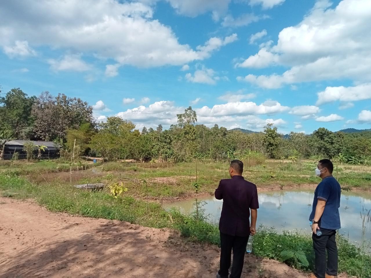 พช.น่าน ติดตาม โคก หนอง นาโมเดล พื้นที่อำเภอบ้านหลวง จังหวัดน่าน