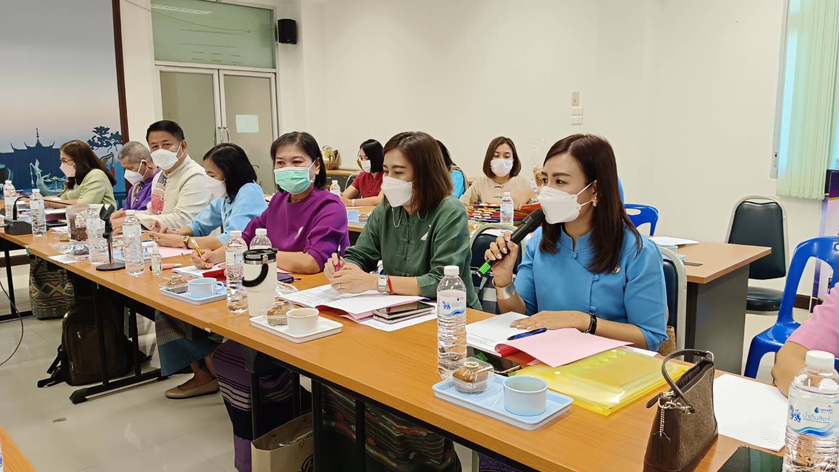 พช.น่าน ประชุมพัฒนาการอำเภอ และนักวิชาการพัฒนาชุมชนจังหวัด ครั้งที่ 1 /2566