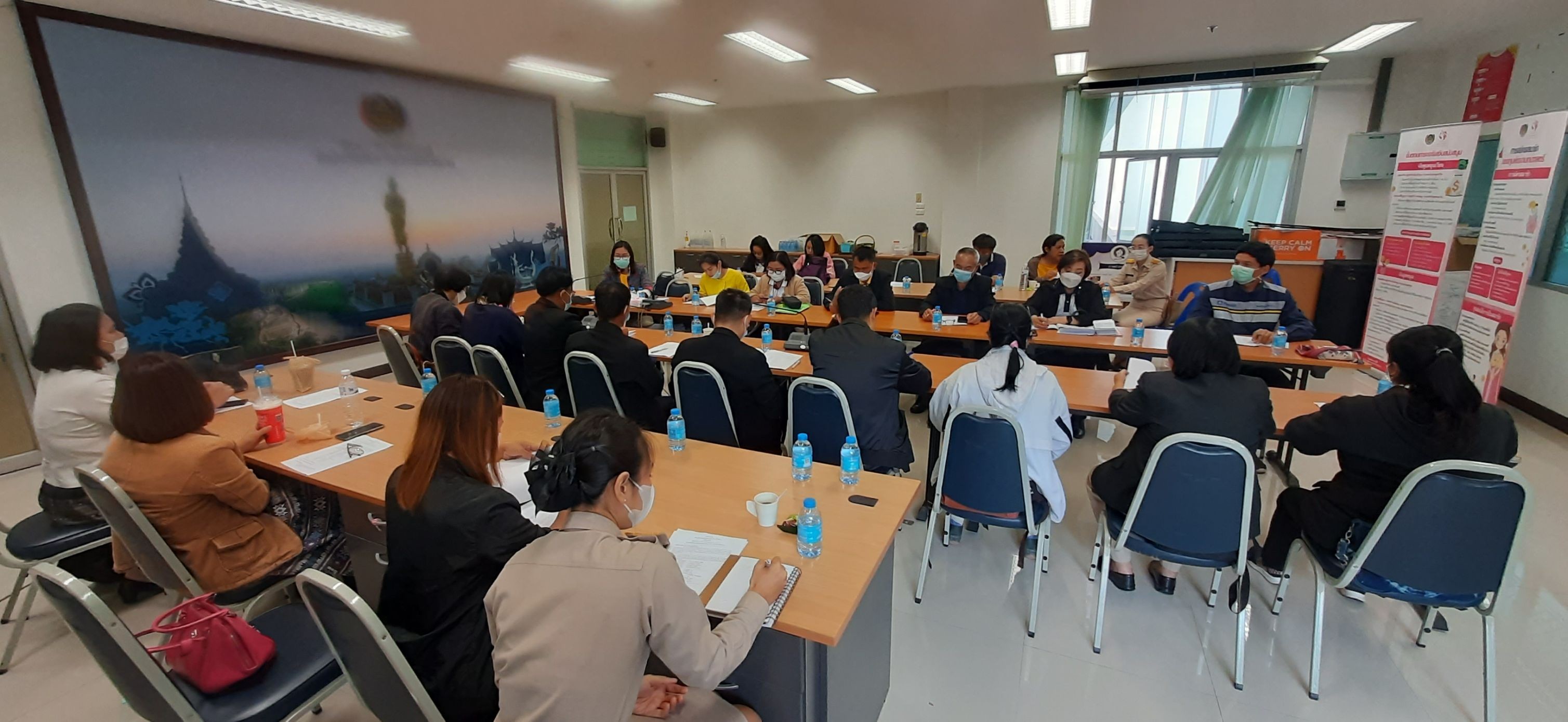 พช.น่าน ประชุมวางแผนการดำเนินงานขับเคลื่อนงานอาสาพัฒนาชุมชน ประจำปีงบประมาณ พ.ศ. 2566