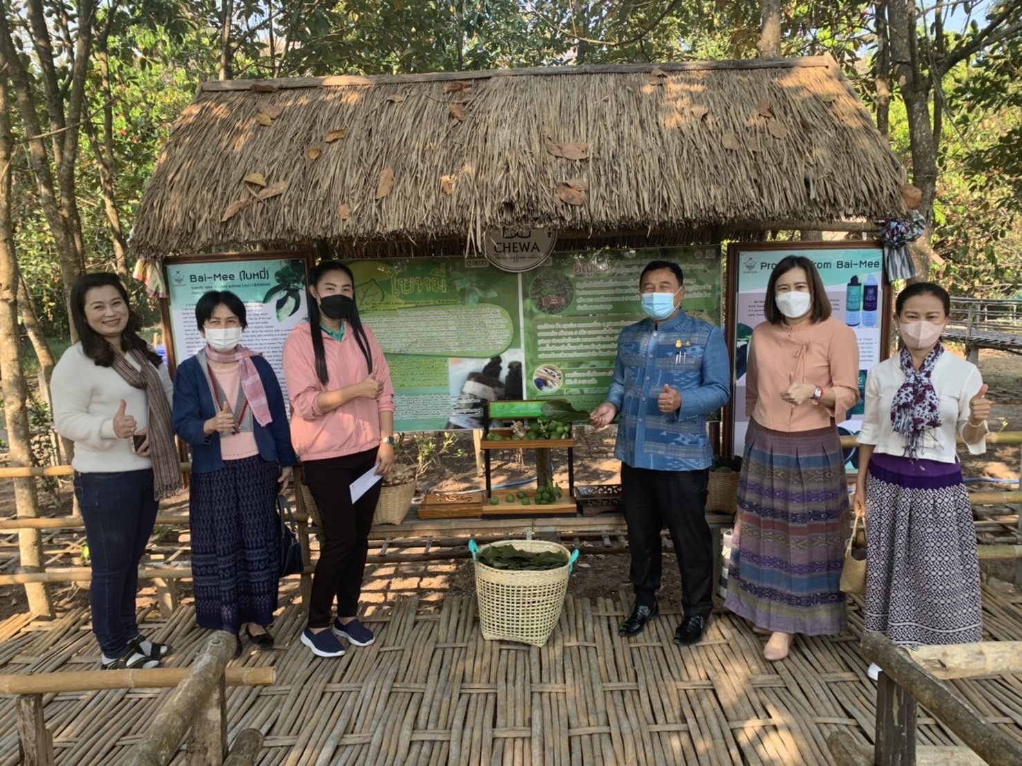 หัวหน้าผู้ตรวจราชการกรมการพัฒนาชุมชน เยี่ยมเยือนให้กำลังใจกลุ่มวิสาหกิจชุมชนชีววิถีตำบลบ้านน้ำเกี๋ยน อำเภอภูเพียง จังหวัดน่าน