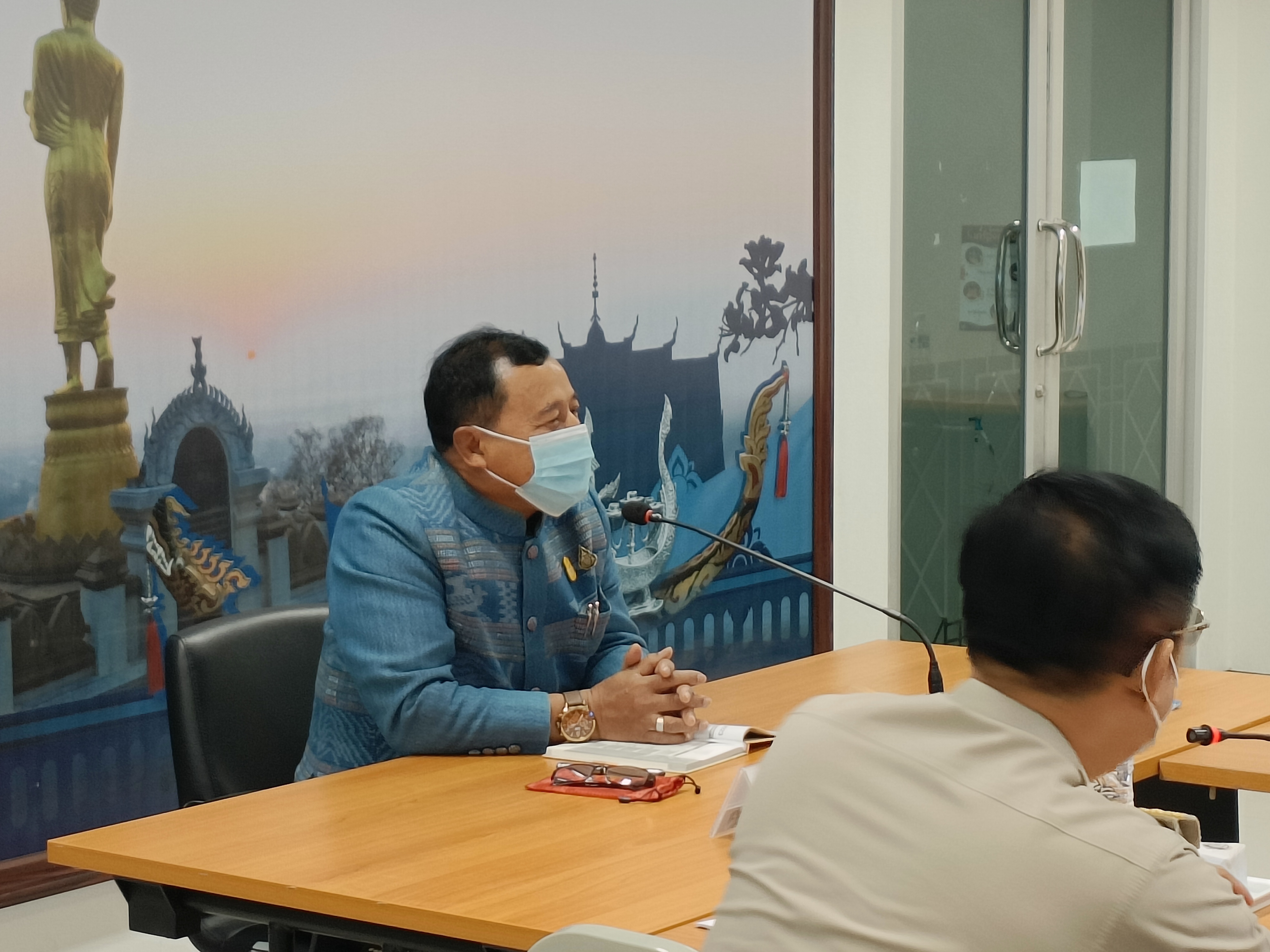 หัวหน้าผู้ตรวจราชการกรมการพัฒนาชุมชน ลงพื้นที่ติดตามงานในพื้นที่จังหวัดน่าน