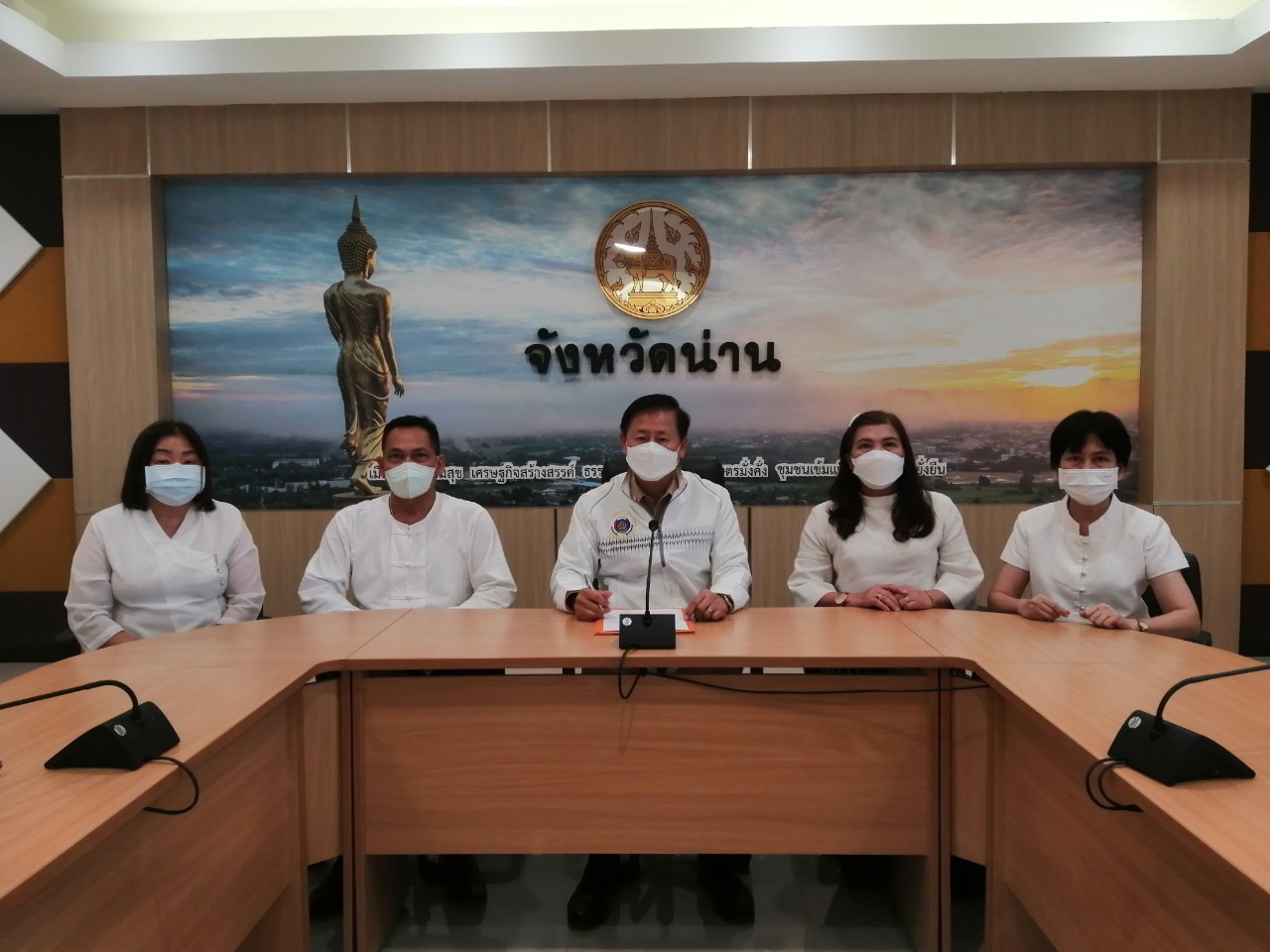 พช.น่าน ประกาศเจตนารมณ์ในการต่อต้านการทุจริต กรมการพัฒนาชุมชน ประจำปีงบประมาณ พ.ศ.2566