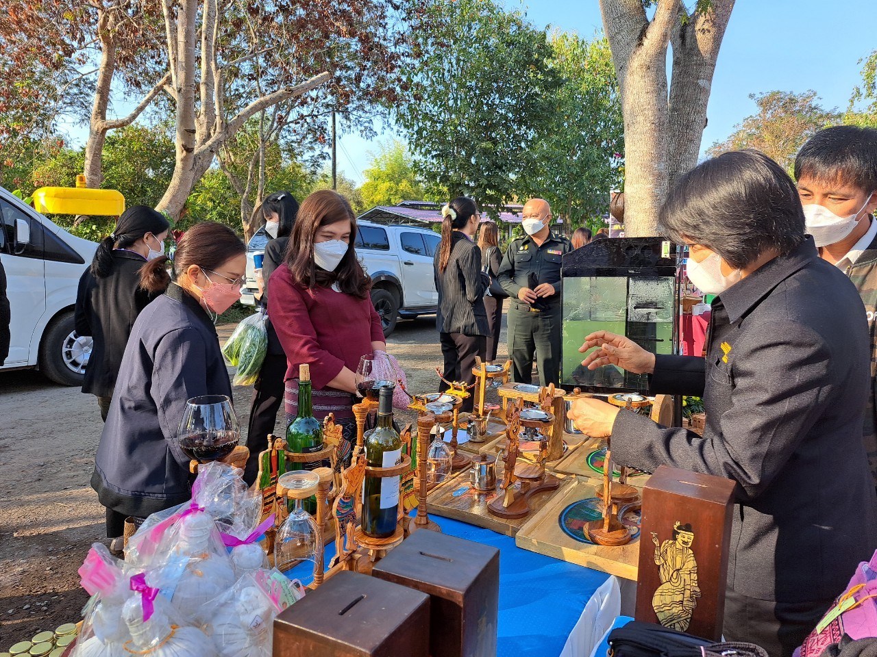 ร่วมกิจกรรมสภากาแฟจังหวัดน่าน ประจำเดือน มกราคม 2566 เพื่อหารือข้อราชการบรรยากาศยามเช้า ณ โครงการทหารพันธุ์ดีน่าน