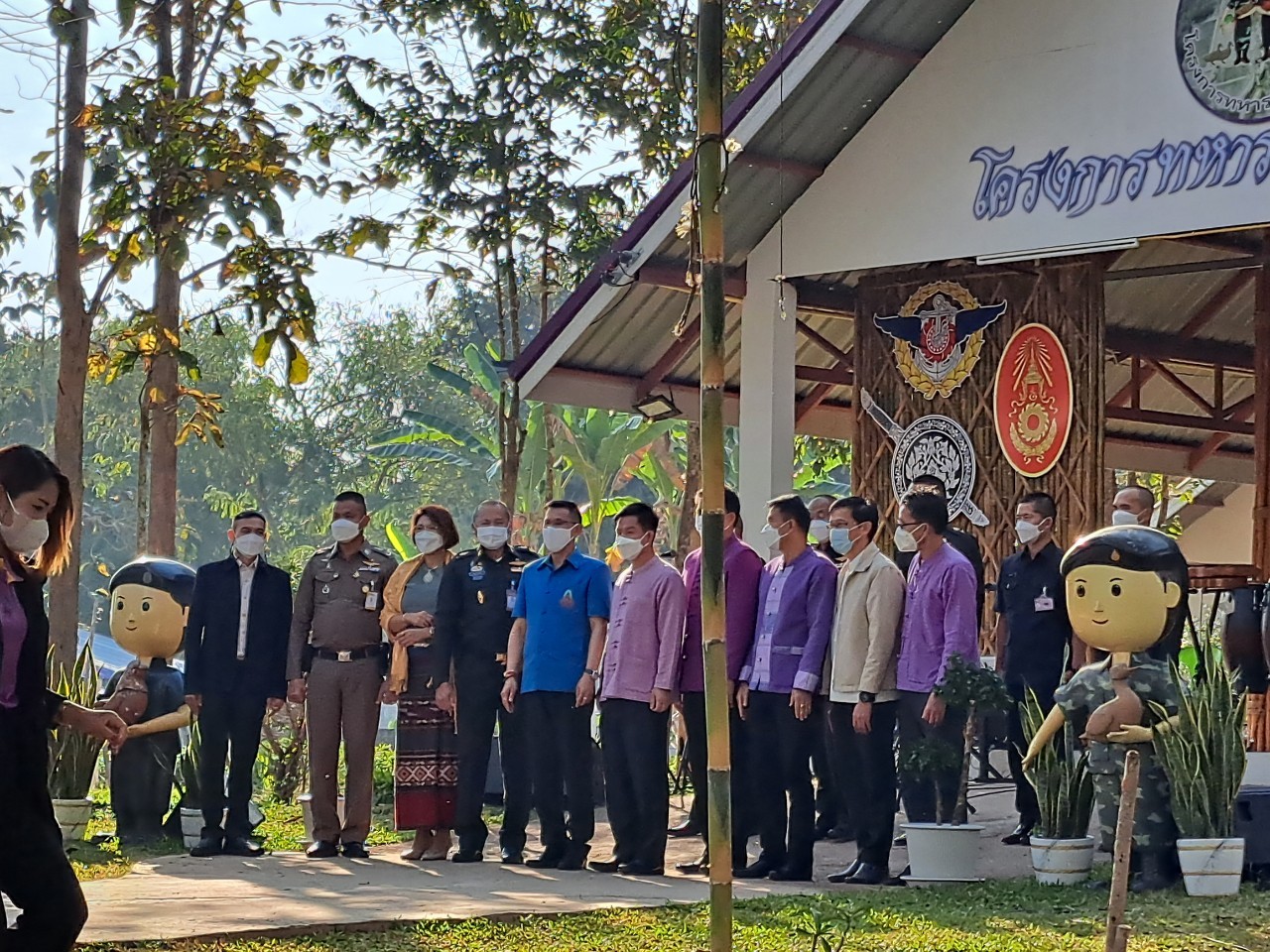 ร่วมกิจกรรมสภากาแฟจังหวัดน่าน ประจำเดือน มกราคม 2566 เพื่อหารือข้อราชการบรรยากาศยามเช้า ณ โครงการทหารพันธุ์ดีน่าน