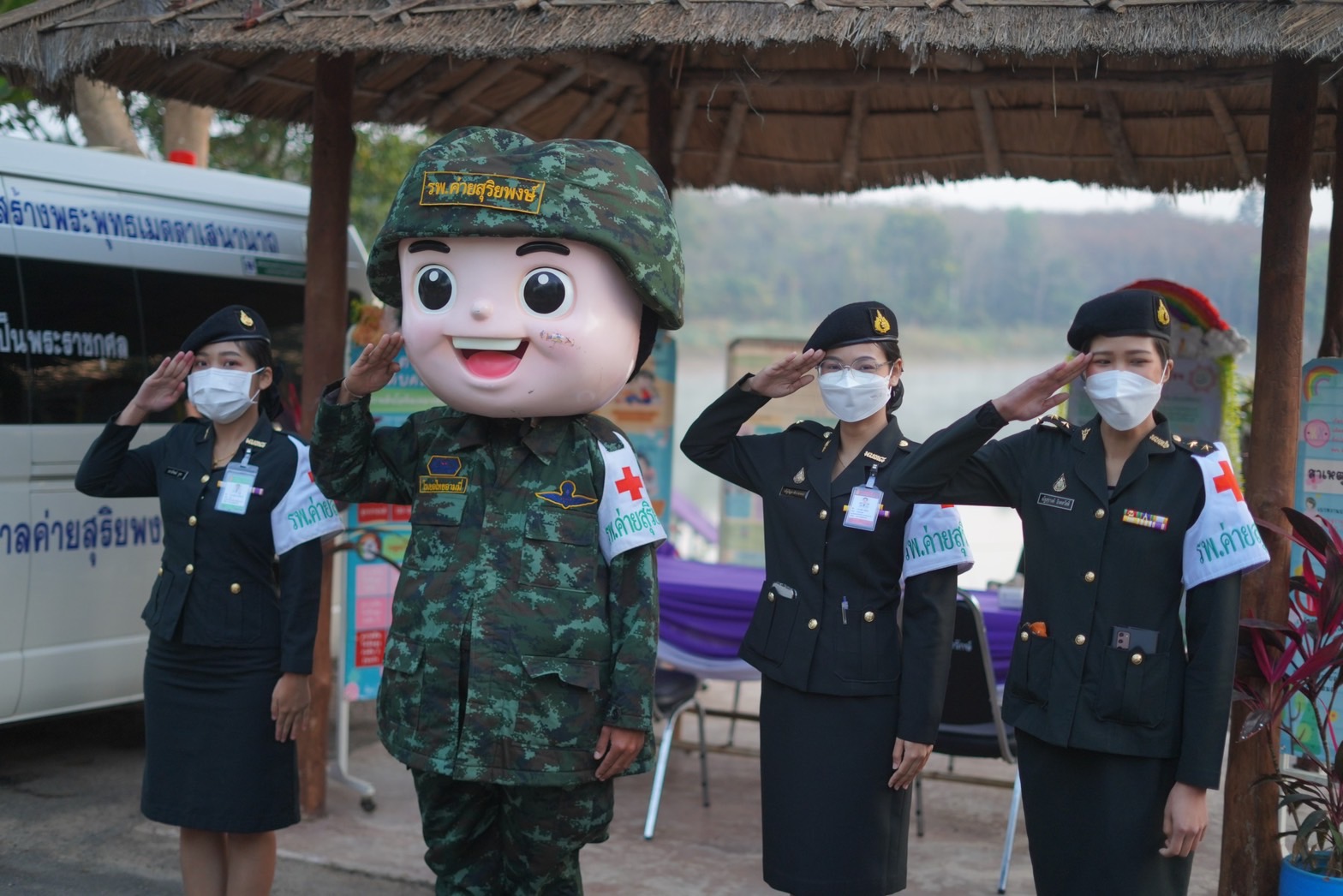 ร่วมกิจกรรมสภากาแฟจังหวัดน่าน ประจำเดือน มกราคม 2566 เพื่อหารือข้อราชการบรรยากาศยามเช้า ณ โครงการทหารพันธุ์ดีน่าน