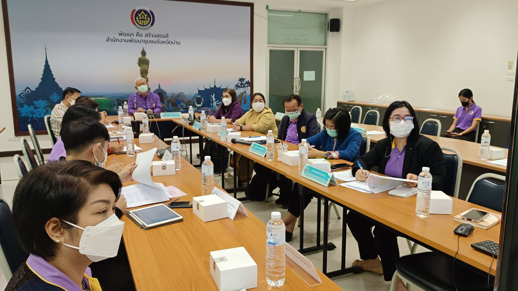 จังหวัดน่าน ประชุมคณะอนุกรรมการหนึ่งตำบล หนึ่งผลิตภัณฑ์ ระดับจังหวัด ครั้งที่ 1/2566