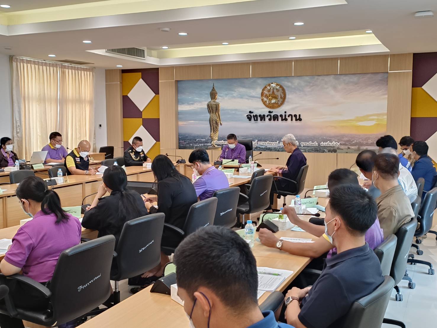 การประชุมคณะกรรมการขับเคลื่อนโครงการหนึ่งตำบล หนึ่งหมู่บ้านยั่งยืน (Sustainable Village) เพื่อเฉลิมพระเกียรติสมเด็จพระเจ้าลูกเธอเจ้าฟ้าสิริวัณณวรี นารีรัตนราชกัญญา จังหวัดน่าน