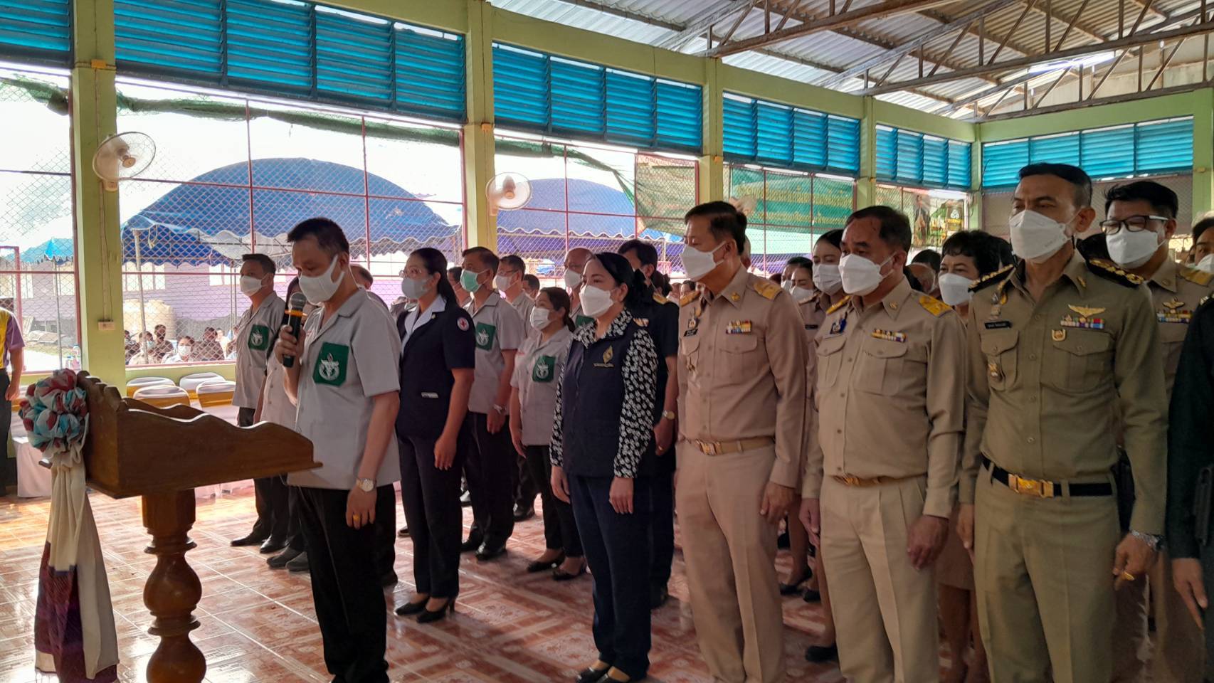 กิจกรรมหน่วยแพทย์เคลื่อนที่ พอ.สว. และการหน่วยบำบัดทุกข์บำรุงสุขสร้างรอยยิ้มให้ประชาชน พื้นที่ตำบลพระธาตุ อำเภอเชียงกลาง จังหวัดน่าน