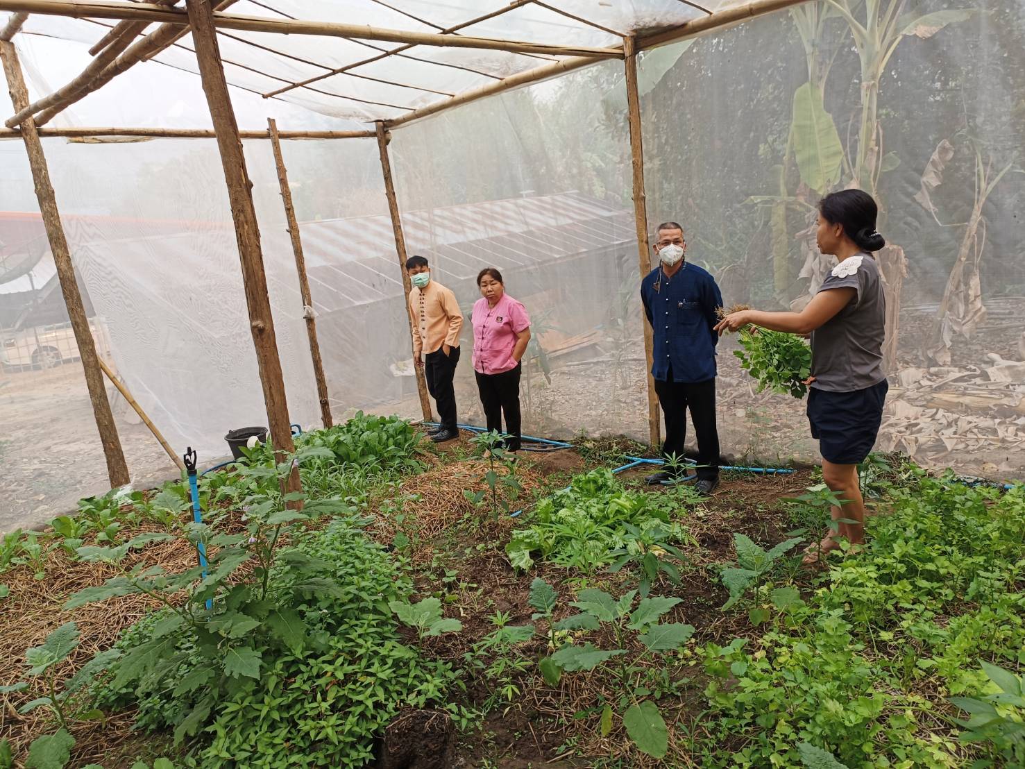 เยี่ยมเยือนให้กำลังใจครัวเรือนยากจน เป้าหมาย TPMAP ที่ผ่านการได้รับความช่วยเหลือการส่งเสริมการประกอบอาชีพ ตามโครงการขจัดความยากจนและพัฒนาคนทุกช่วงวัยอย่างยั่งยืน ตามหลักปรัชญาของเศรษฐกิจพอเพียง ในพื้นที่ อำเภอทุ่งช้าง จังหวัดน่าน