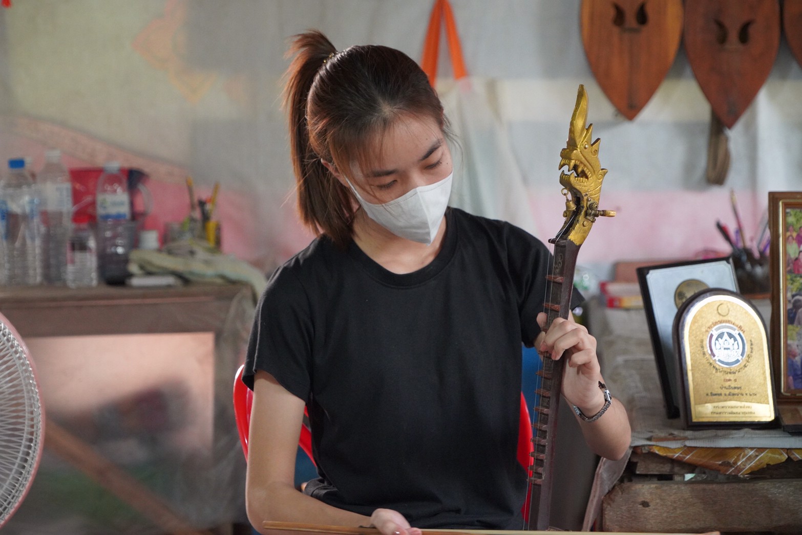 รองอธิบดีกรมการพัฒนาชุมชน ติดตามผลการดำเนินงานปลูกผักสวนครัว สร้างความมั่นคงทางอาหาร ตามพระราชดำริสมเด็จพระกนิษฐาธิราชเจ้า กรมสมเด็จพระเทพรัตนราชสุดาฯ สยามบรมราชกุมารี