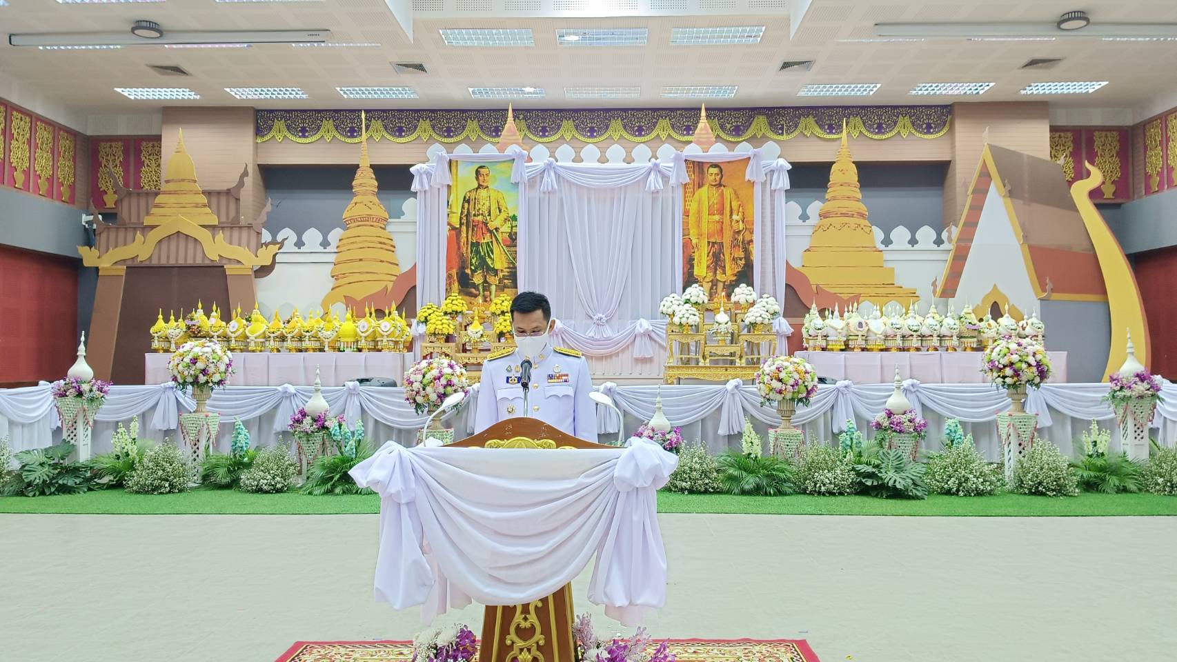 พช.น่าน ร่วมพิธีเนื่องในวันที่ระลึกพระบาทสมเด็จพระพุทธยอดฟ้าจุฬาโลกมหาราช วันที่ระลึกมหาจักรีบรมราชวงศ์ และวันที่ระลึกพระบาทสมเด็จพระนั่งเกล้าเจ้าอยู่หัว พระมหาเจษฎาราชเจ้า