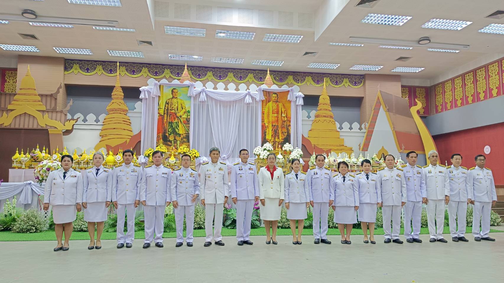 พช.น่าน ร่วมพิธีเนื่องในวันที่ระลึกพระบาทสมเด็จพระพุทธยอดฟ้าจุฬาโลกมหาราช วันที่ระลึกมหาจักรีบรมราชวงศ์ และวันที่ระลึกพระบาทสมเด็จพระนั่งเกล้าเจ้าอยู่หัว พระมหาเจษฎาราชเจ้า