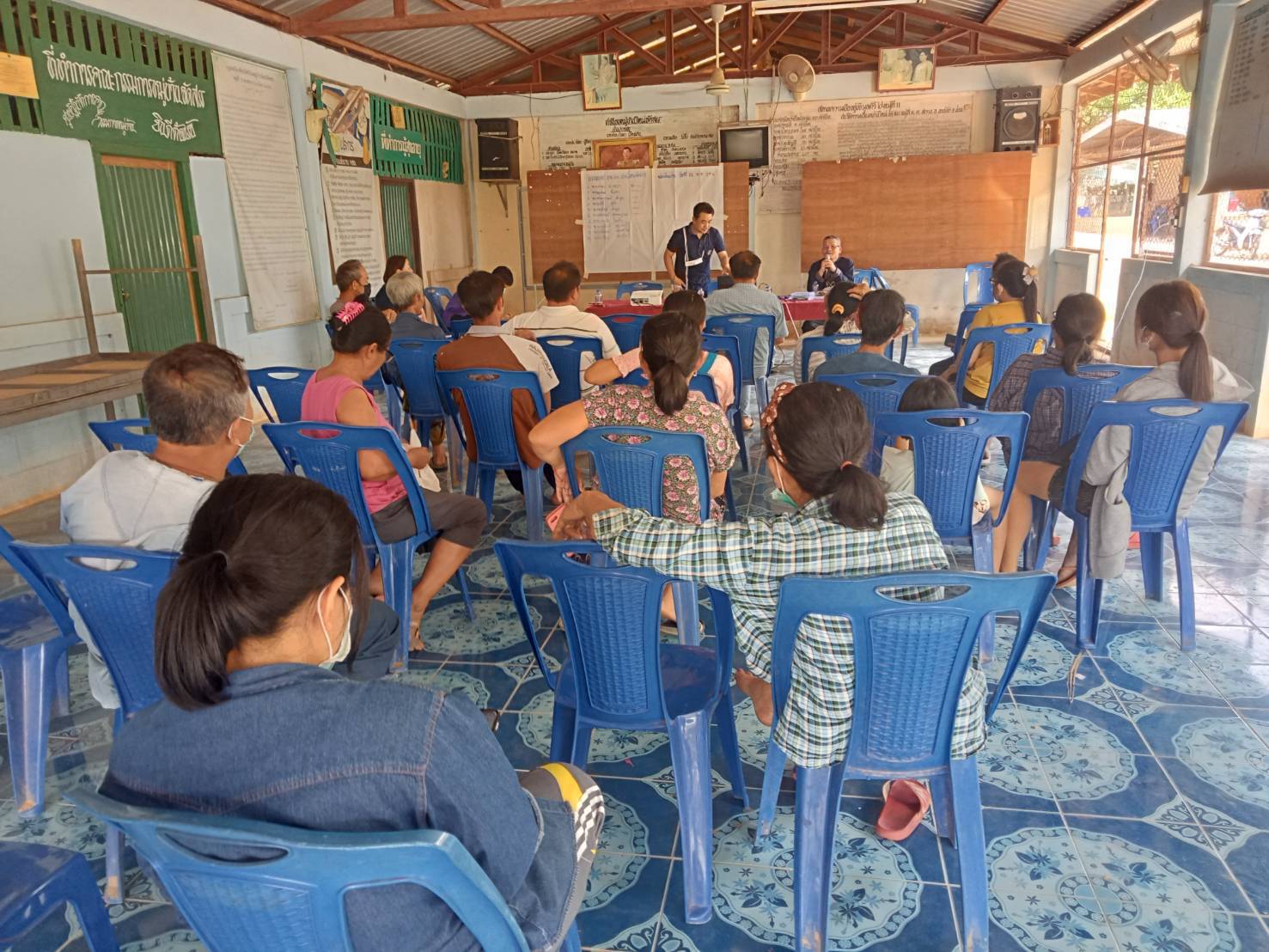 พช.น่าน : ติดตามและส่งเสริมสนับสนุนการดำเนินงานโครงการแก้ไขปัญหาความยากจน (กข.คจ) พื้นที่อำเภอนาน้อย จังหวัดน่าน