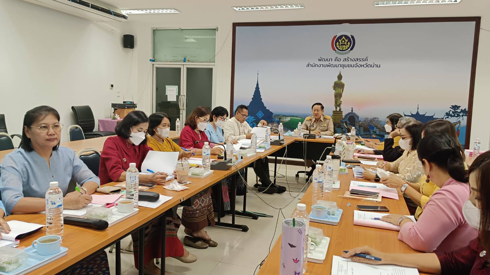 พช.น่าน ประชุมพัฒนาการอำเภอและนักวิชาการพัฒนาชุมชนจังหวัด ครั้งที่ 7/2566