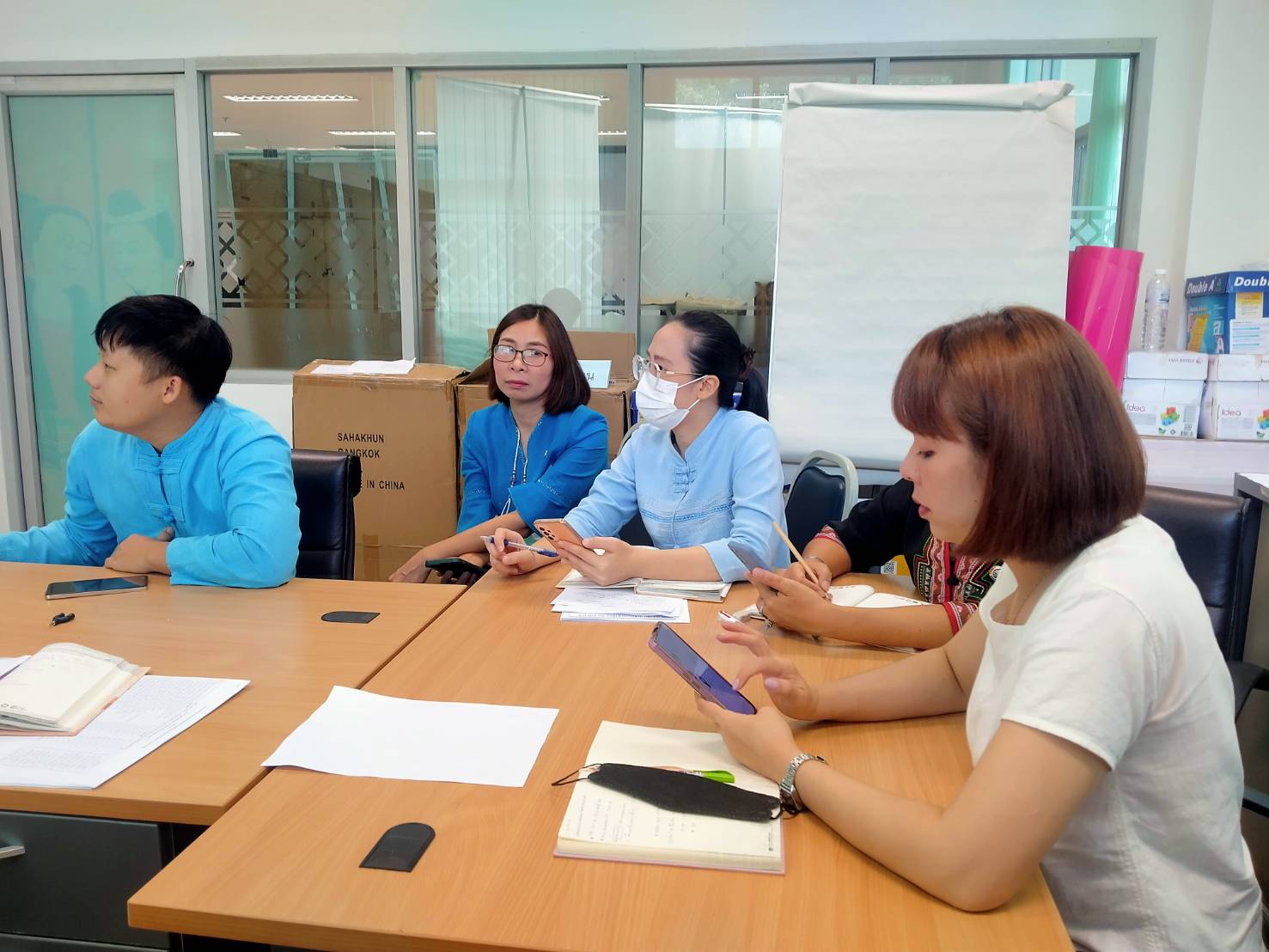 พช.น่าน ทดสอบระบบ Webex Meeting การคัดสรรกิจกรรมพัฒนาชุมชนดีเด่นระดับจังหวัด ประจำปี 2566 จังหวัดน่าน
