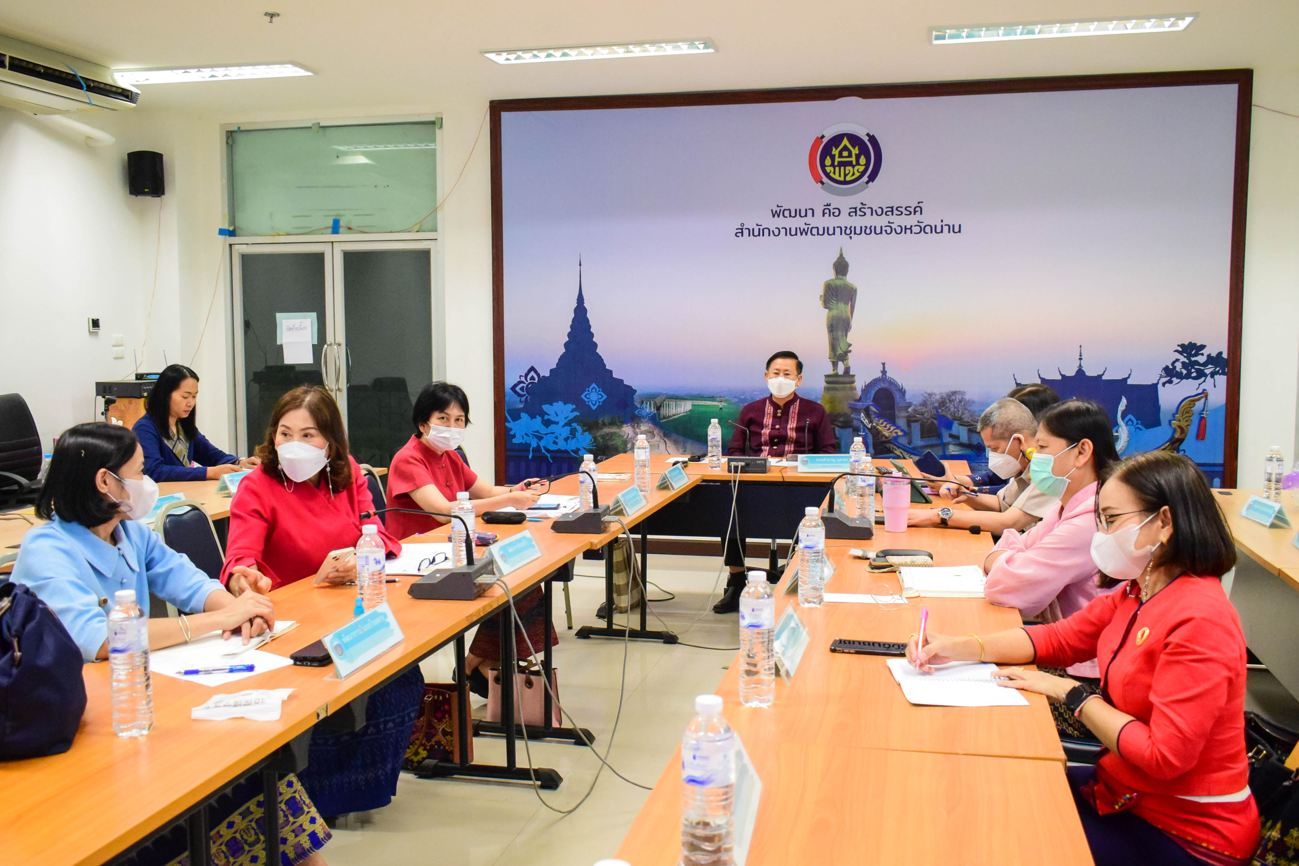 พช.น่าน ร่วมประชุมเชิงปฏิบัติการตรวจติดตามผลการดำเนินงานของหน่วยรับตรวจ ครั้งที่ 3/2566 ประจำเดือนมิถุนายน 2566 เขตตรวจราชการที่ 16 ผ่านระบบ zoom cloud meeting
