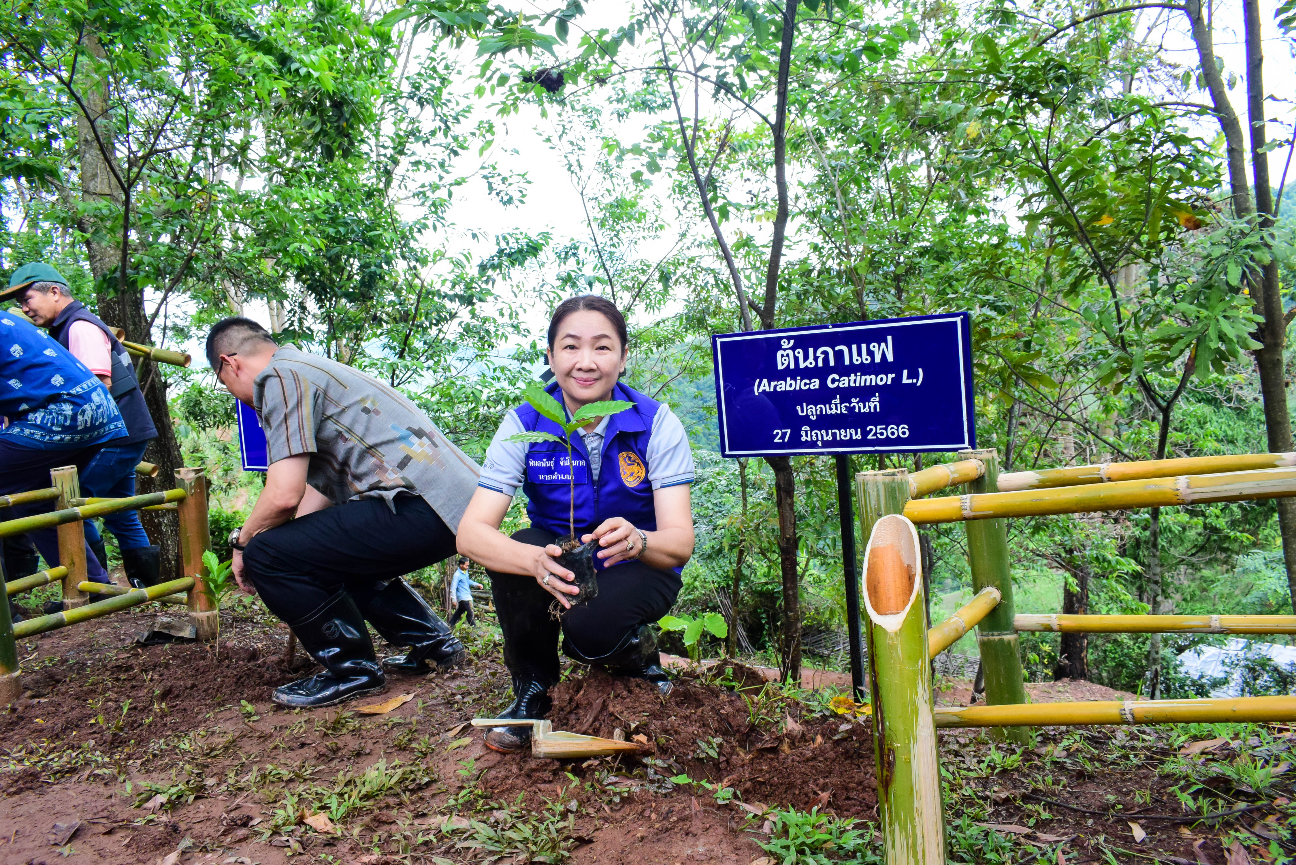 จังหวัดน่านจัดพิธีเปิดกิจกรรม Kick Off “ปลูกกาแฟเพื่อเป็นแหล่งผลิตกาแฟคุณภาพดี” เพื่อเป็นแหล่งผลิตกาแฟคุณภาพดี” ภายใต้นโยบาย BCG Model เพื่อสร้างการรับรู้ และประชาสัมพันธ์แหล่งผลิตกาแฟคุณภาพดีของจังหวัดน่าน