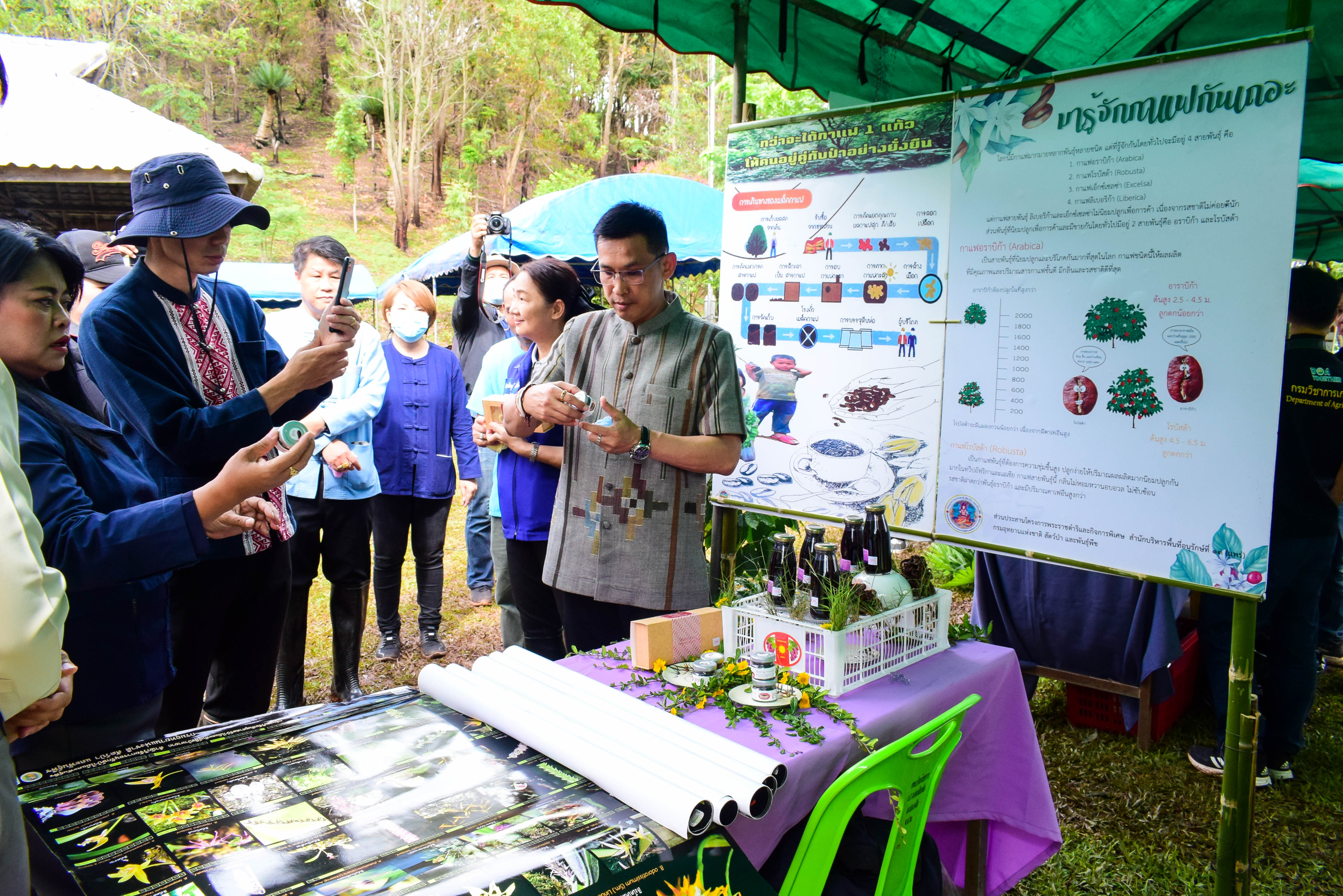 จังหวัดน่านจัดพิธีเปิดกิจกรรม Kick Off “ปลูกกาแฟเพื่อเป็นแหล่งผลิตกาแฟคุณภาพดี” เพื่อเป็นแหล่งผลิตกาแฟคุณภาพดี” ภายใต้นโยบาย BCG Model เพื่อสร้างการรับรู้ และประชาสัมพันธ์แหล่งผลิตกาแฟคุณภาพดีของจังหวัดน่าน