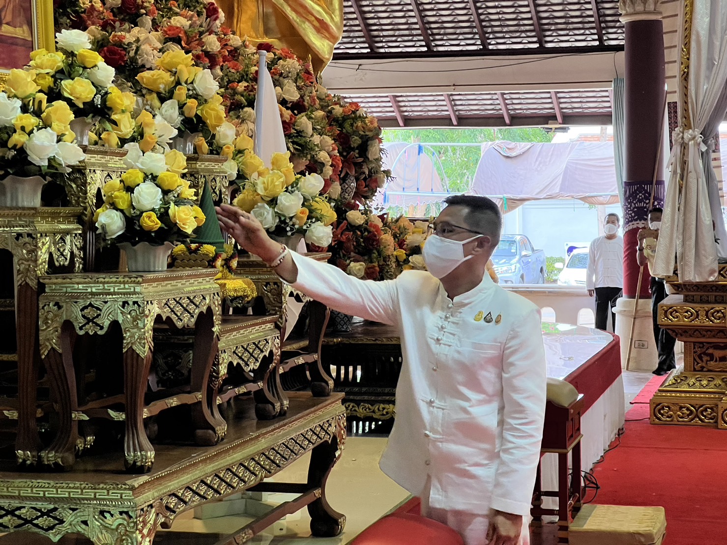 #พช.น่าน# ร่วมพิธีทำบุญตักบาตรถวายพระกุศล  เนื่องในงานฉลองพระชนมายุ 8 รอบ สมเด็จพระอริยวงศาคตญาน สมเด็จพระสังฆราช สกลมหาสังฆปริณายก