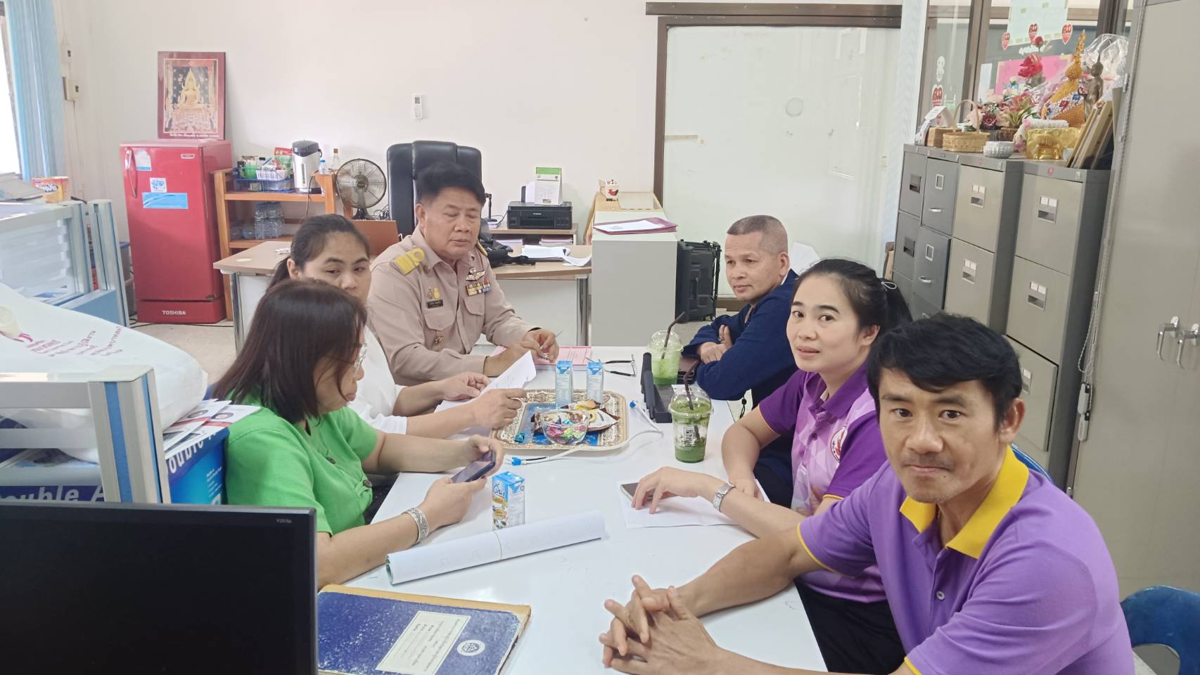 สารสนเทศฯ พช.น่าน ติดตามสนับสนุนการดำเนินงานพัฒนาชุมชนอำเภอแม่จริม