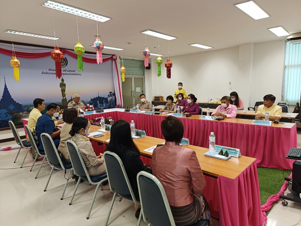 พช.น่าน : ต้อนรับคณะกรรมการคัดเลือกคนกองทุนพัฒนาบทบาทสตรีดีเด่นระดับเขตตรวจราชการ โครงการเชิดชูเกียรติคนกองทุนพัฒนาบทบาทสตรี ประจำปี 2566
