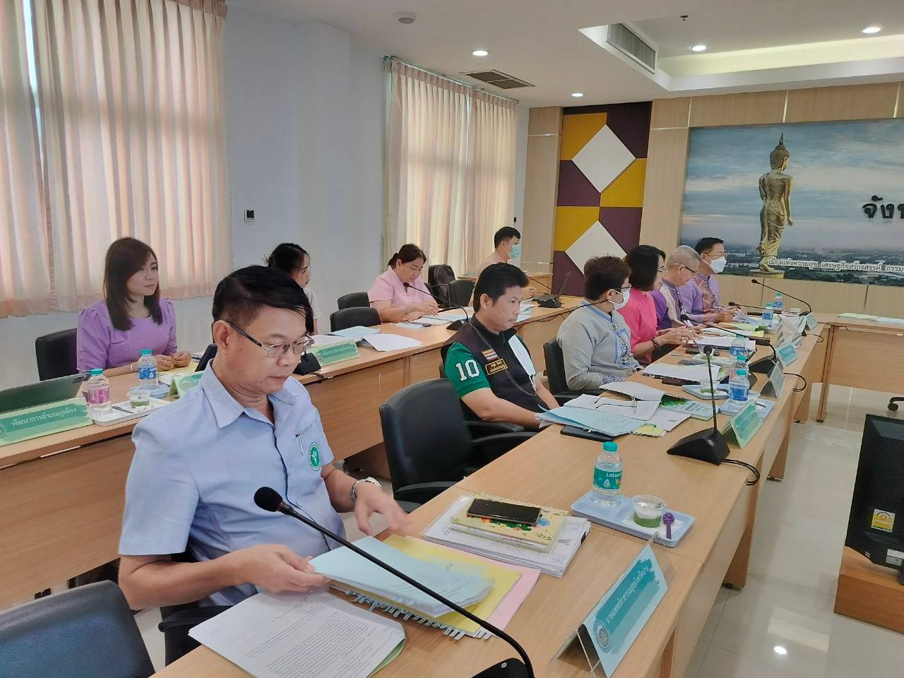 จังหวัดน่าน ดำเนินการนำเสนอผลการจัดเก็บและรับรองคุณภาพข้อมูล จปฐ. ระดับจังหวัด