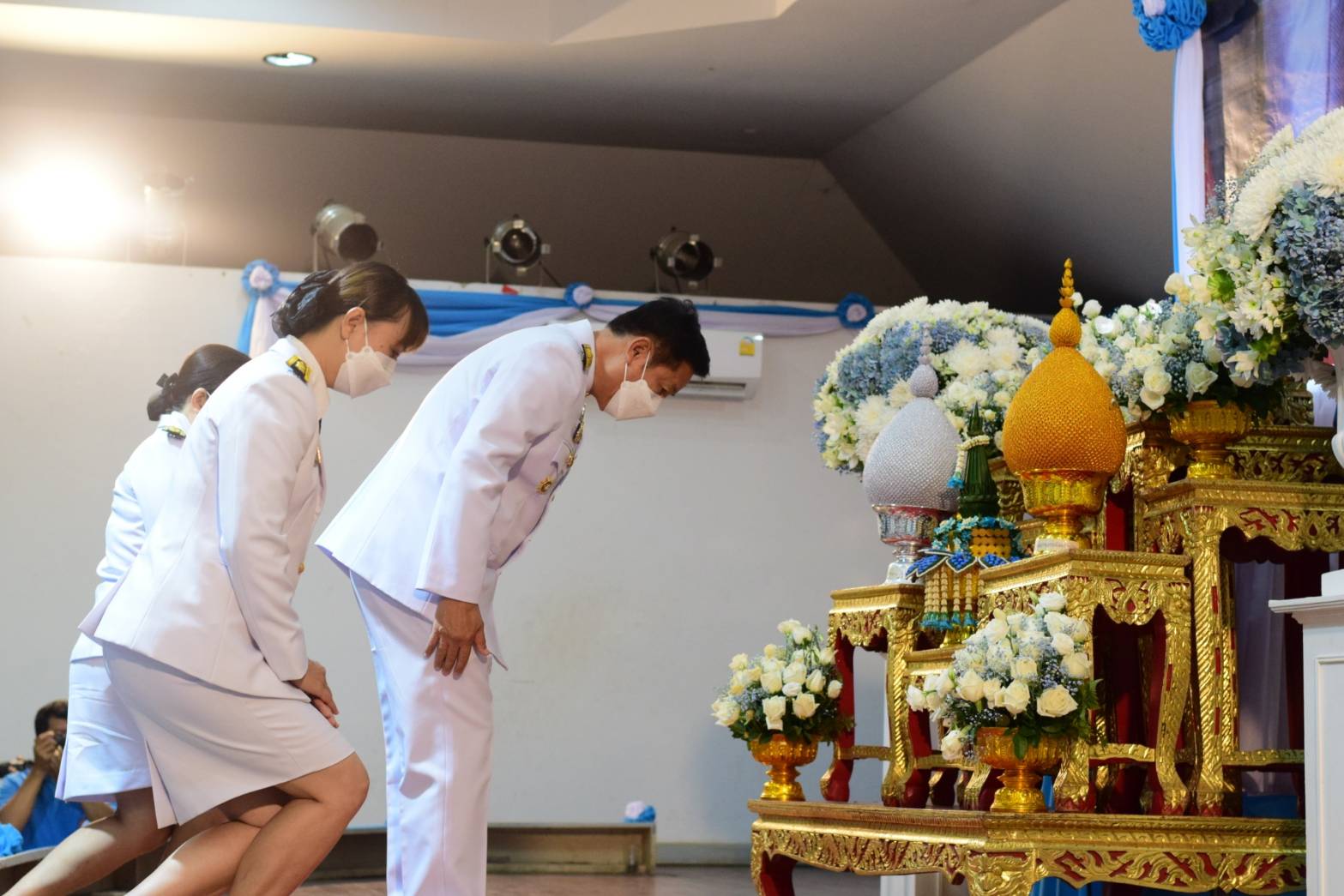 จังหวัดน่าน ประกอบพิธีถวายเครื่องราชสักการะและวางพานพุ่ม และพิธีถวายพระพรชัยมงคล สมเด็จพระนางเจ้าสิริกิติ์ พระบรมราชินีนาถ พระบรมราชชนนี พันปีหลวง เนื่องในโอกาสมหามงคลเฉลิมพระชนมพรรษา 91 พรรษา 12 สิงหาคม 2566