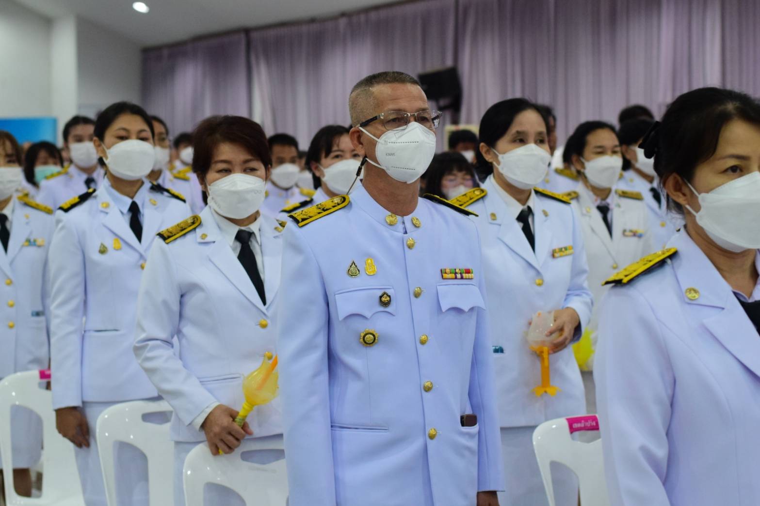 จังหวัดน่าน ประกอบพิธีถวายเครื่องราชสักการะและวางพานพุ่ม และพิธีถวายพระพรชัยมงคล สมเด็จพระนางเจ้าสิริกิติ์ พระบรมราชินีนาถ พระบรมราชชนนี พันปีหลวง เนื่องในโอกาสมหามงคลเฉลิมพระชนมพรรษา 91 พรรษา 12 สิงหาคม 2566