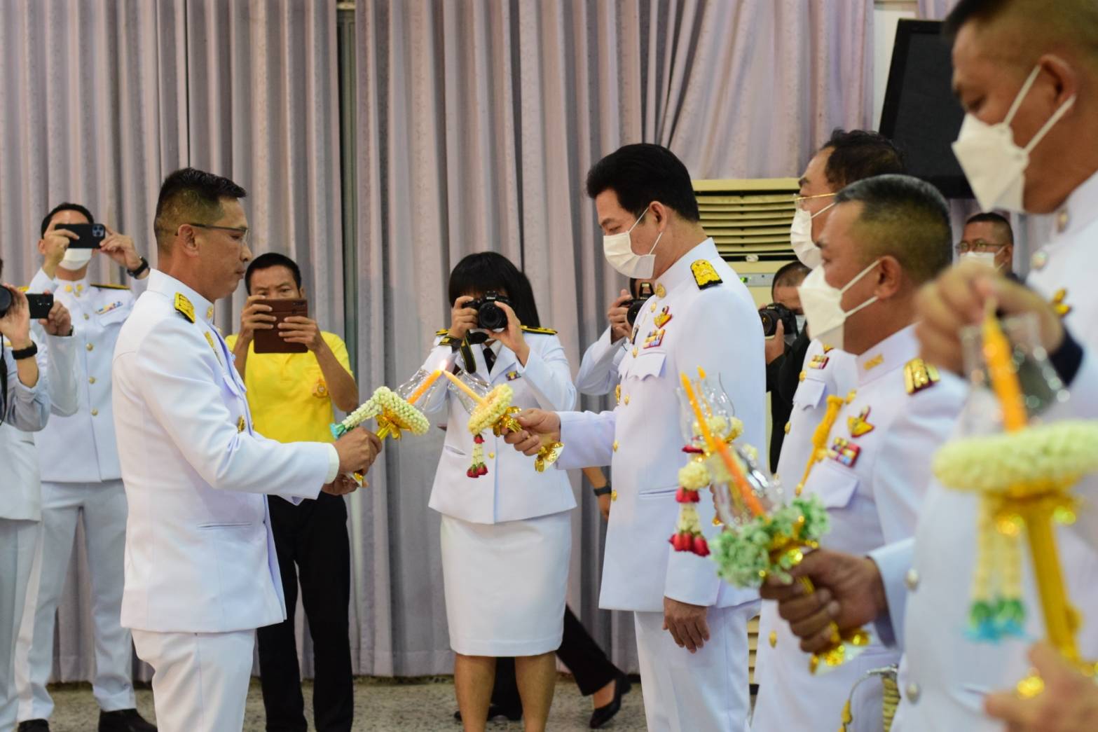 จังหวัดน่าน ประกอบพิธีถวายเครื่องราชสักการะและวางพานพุ่ม และพิธีถวายพระพรชัยมงคล สมเด็จพระนางเจ้าสิริกิติ์ พระบรมราชินีนาถ พระบรมราชชนนี พันปีหลวง เนื่องในโอกาสมหามงคลเฉลิมพระชนมพรรษา 91 พรรษา 12 สิงหาคม 2566