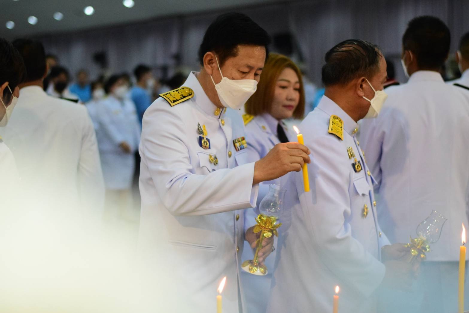 จังหวัดน่าน ประกอบพิธีถวายเครื่องราชสักการะและวางพานพุ่ม และพิธีถวายพระพรชัยมงคล สมเด็จพระนางเจ้าสิริกิติ์ พระบรมราชินีนาถ พระบรมราชชนนี พันปีหลวง เนื่องในโอกาสมหามงคลเฉลิมพระชนมพรรษา 91 พรรษา 12 สิงหาคม 2566