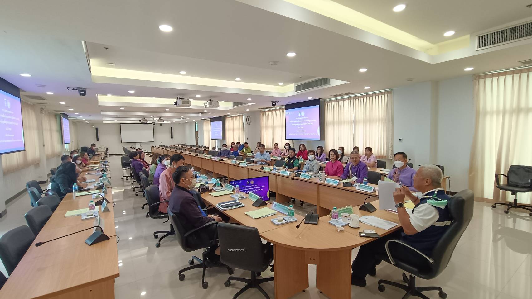 จังหวัดน่าน ดำเนินการนำเสนอผลการจัดเก็บและรับรองคุณภาพข้อมูล จปฐ. ระดับจังหวัด