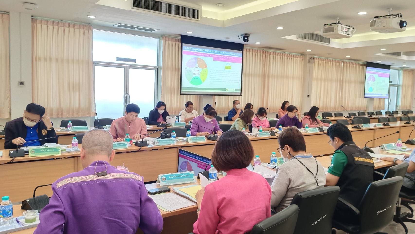 จังหวัดน่าน ดำเนินการนำเสนอผลการจัดเก็บและรับรองคุณภาพข้อมูล จปฐ. ระดับจังหวัด