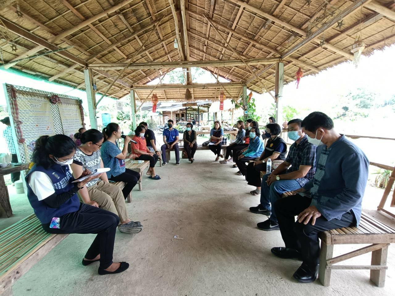พช.น่าน ร่วมกับศูนย์ศึกษาและพัฒนาชุมชนลำปาง ดำเนินโครงการจัดการความรู้งานพัฒนาชุมชน ปี 2566 กิจกรรม KM สัญจร การจัดการความรู้ชุมชน