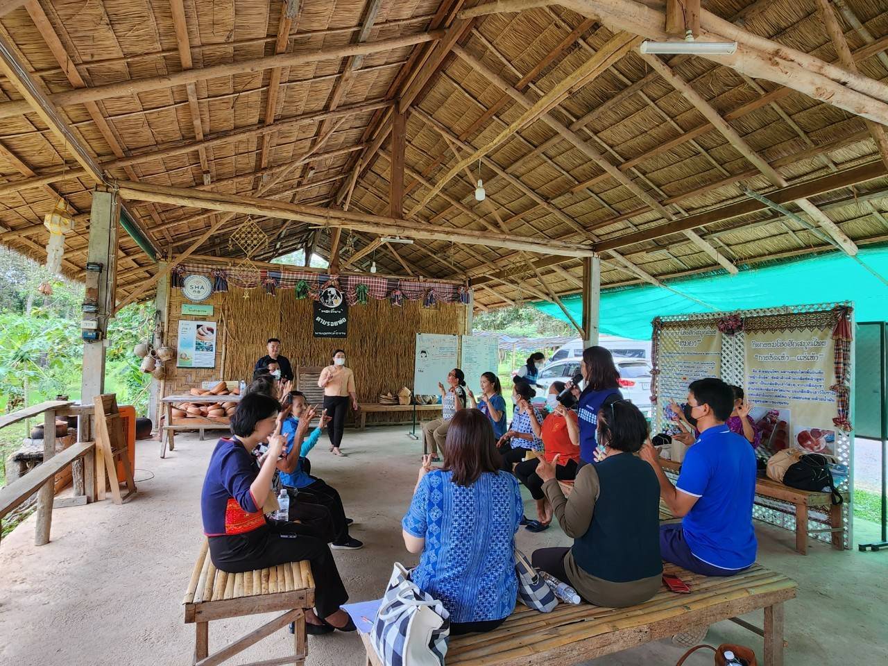 พช.น่าน ร่วมกับศูนย์ศึกษาและพัฒนาชุมชนลำปาง ดำเนินโครงการจัดการความรู้งานพัฒนาชุมชน ปี 2566 กิจกรรม KM สัญจร การจัดการความรู้ชุมชน