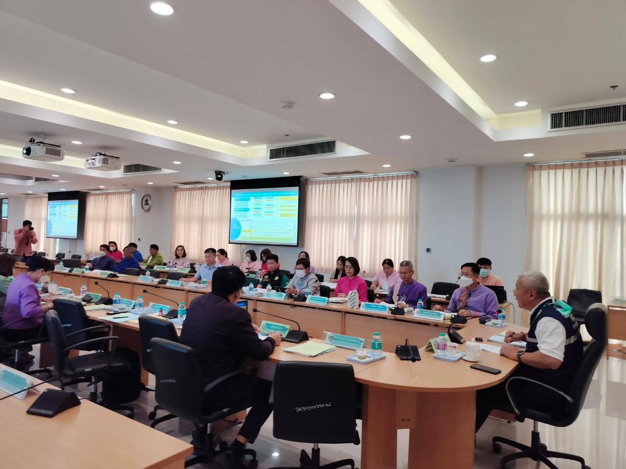 จังหวัดน่าน ดำเนินการนำเสนอผลการจัดเก็บและรับรองคุณภาพข้อมูล จปฐ. ระดับจังหวัด