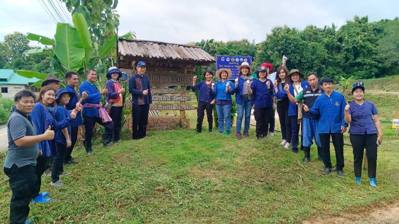 📣พช.น่าน : จัดกิจกรรมเอามื้อสามัคคี “พัฒนาพื้นที่ต้นแบบ รักษ์สิ่งแวดล้อม” ตามโครงการโคก หนอง นา วิถีน่าน พอเพียงสู่ความยั่งยืน ครั้งที่ 5/2566 พื้นที่ตำบลบ่อแก้ว อำเภอนาหมื่น จังหวัดน่าน