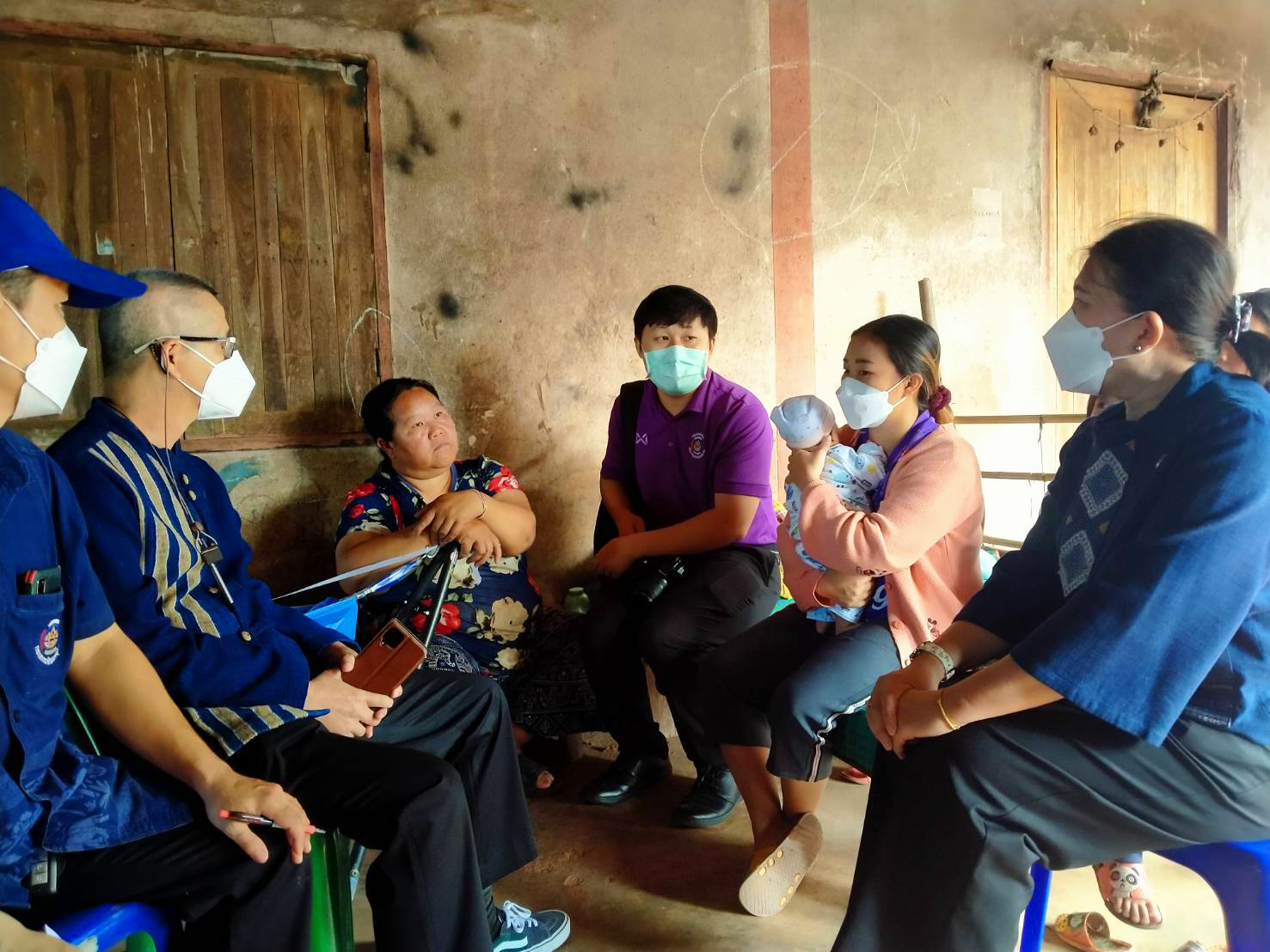 พช. น่าน ลงพื้นที่นำความห่วงใยจากรองนายกรัฐมนตรีและรัฐมนตรีว่าการกระทรวงมหาดไทย เยี่ยมครอบครัวผู้ประสบภัยจากสงครามในอิสราเอล ในพื้นที่อำเภอทุ่งช้าง จังหวัดน่าน