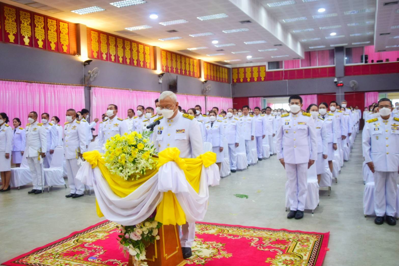 พช.น่าน ร่วมประกอบพิธีวางพวงมาลา เนื่องในวันนวมินทรมหาราช พระบาทสมเด็จพระบรมชนกาธิเบศร มหาภูมิพลอดุลยเดชมหาราช บรมนาถบพิตร