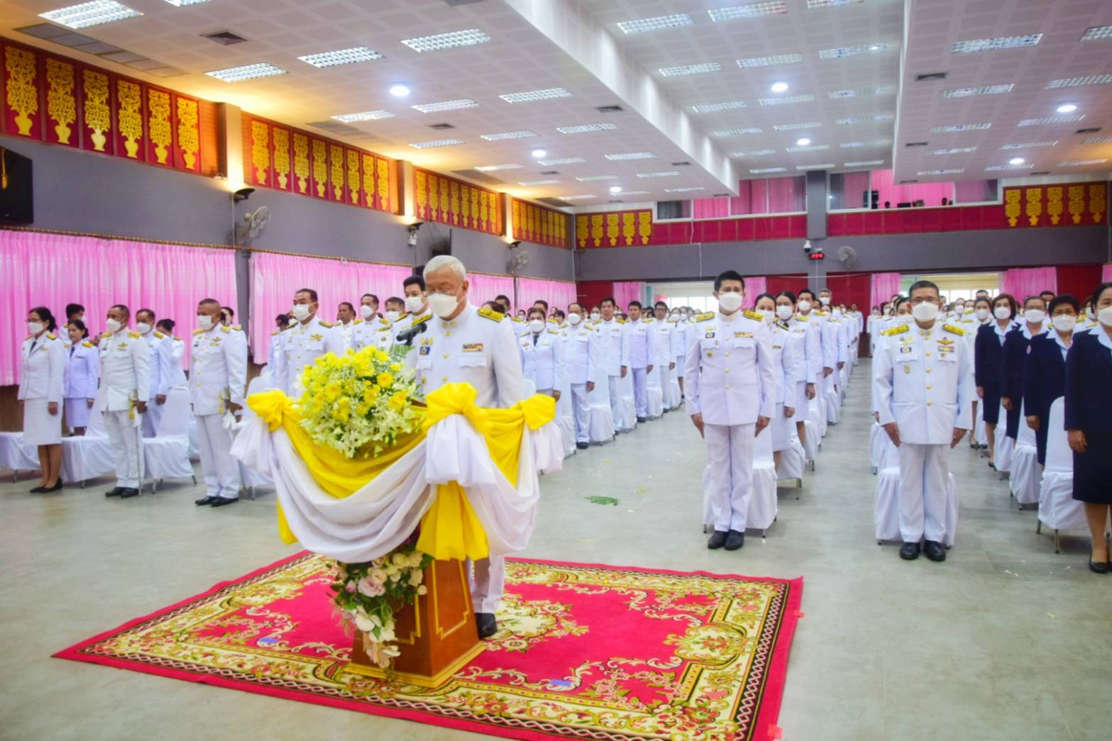 พช.น่าน ร่วมประกอบพิธีวางพวงมาลา เนื่องในวันนวมินทรมหาราช พระบาทสมเด็จพระบรมชนกาธิเบศร มหาภูมิพลอดุลยเดชมหาราช บรมนาถบพิตร