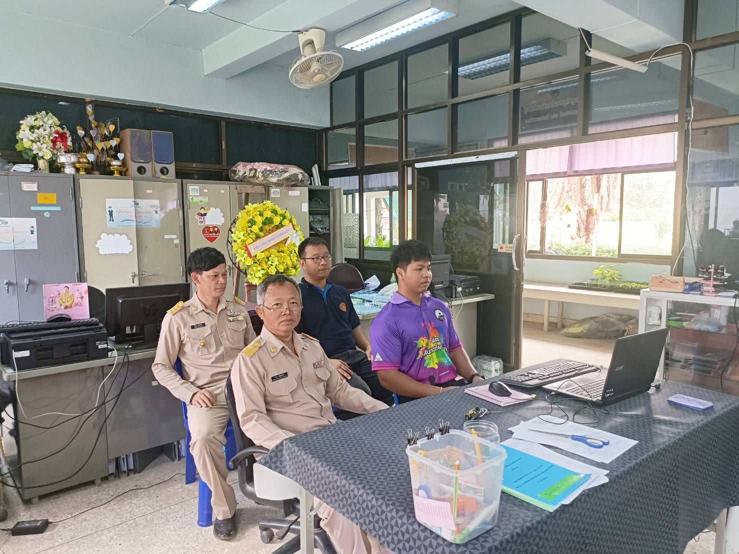 พช.น่าน ร่วมประชุม​รับมอบนโยบาย​และแนวทางการดำเนินงานของรัฐมนตรี​ว่าการ​กระทรวง​มหาดไทย​ ผ่านระบบวีดิทัศน์​ทางไกล (Video Conference)​