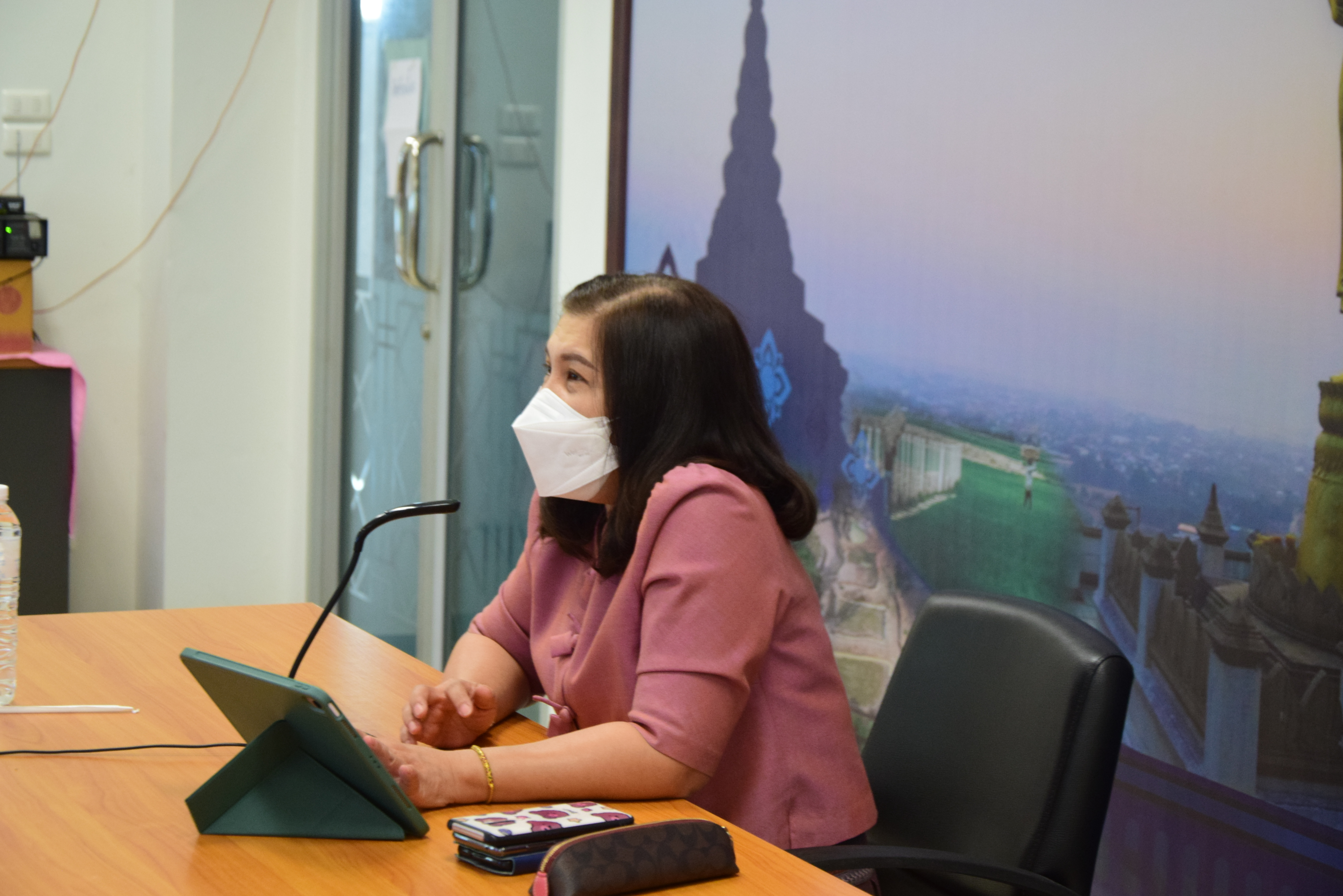 พช.น่าน ฝึกอบรมก่อนปฏิบัติงานอาสาพัฒนา (อสพ.) รุ่นที่ 75 ผ่านระบบการประชุมออนไลน์ Webex Meeting