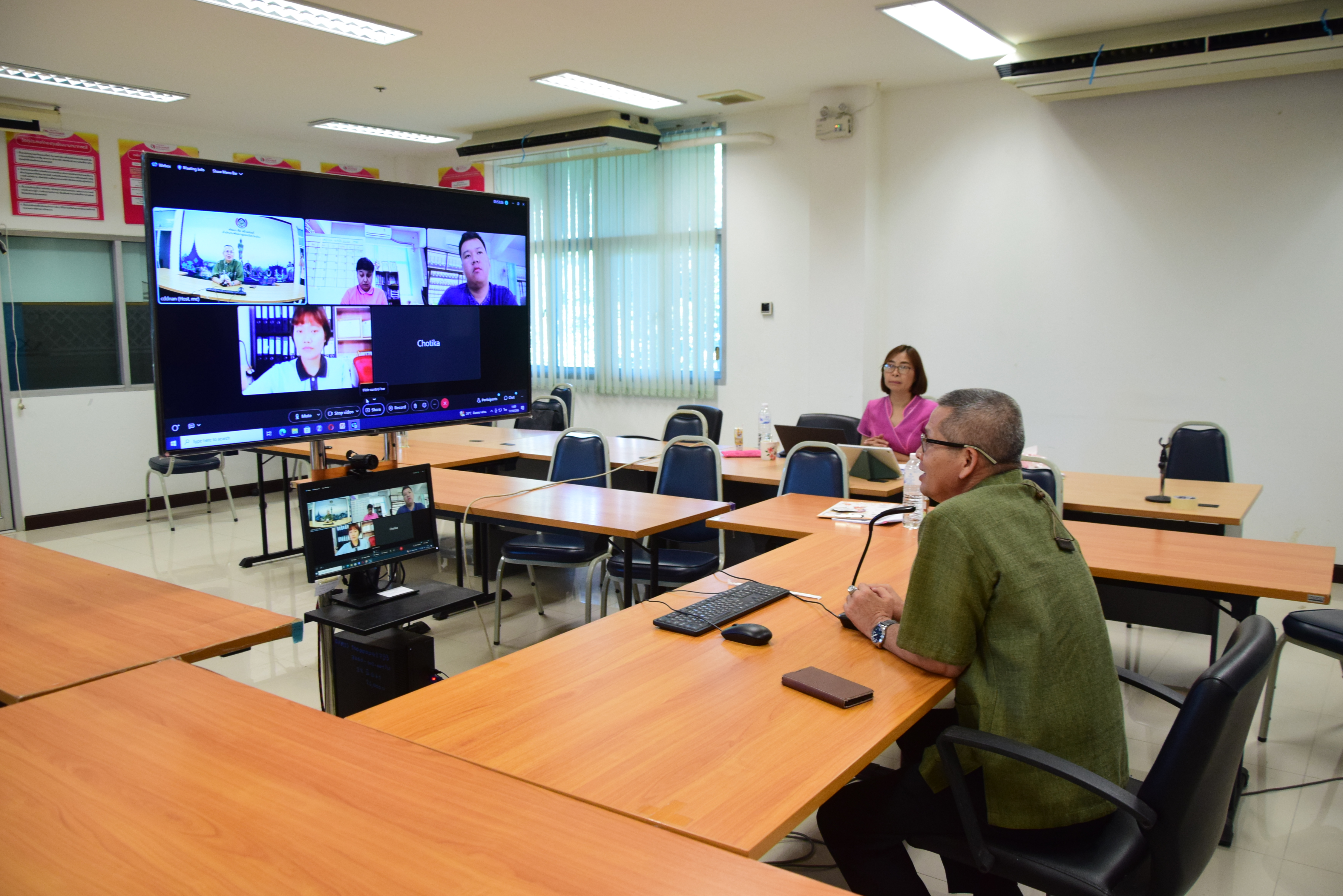 พช.น่าน ฝึกอบรมก่อนปฏิบัติงานอาสาพัฒนา (อสพ.) รุ่นที่ 75 ผ่านระบบการประชุมออนไลน์ Webex Meeting