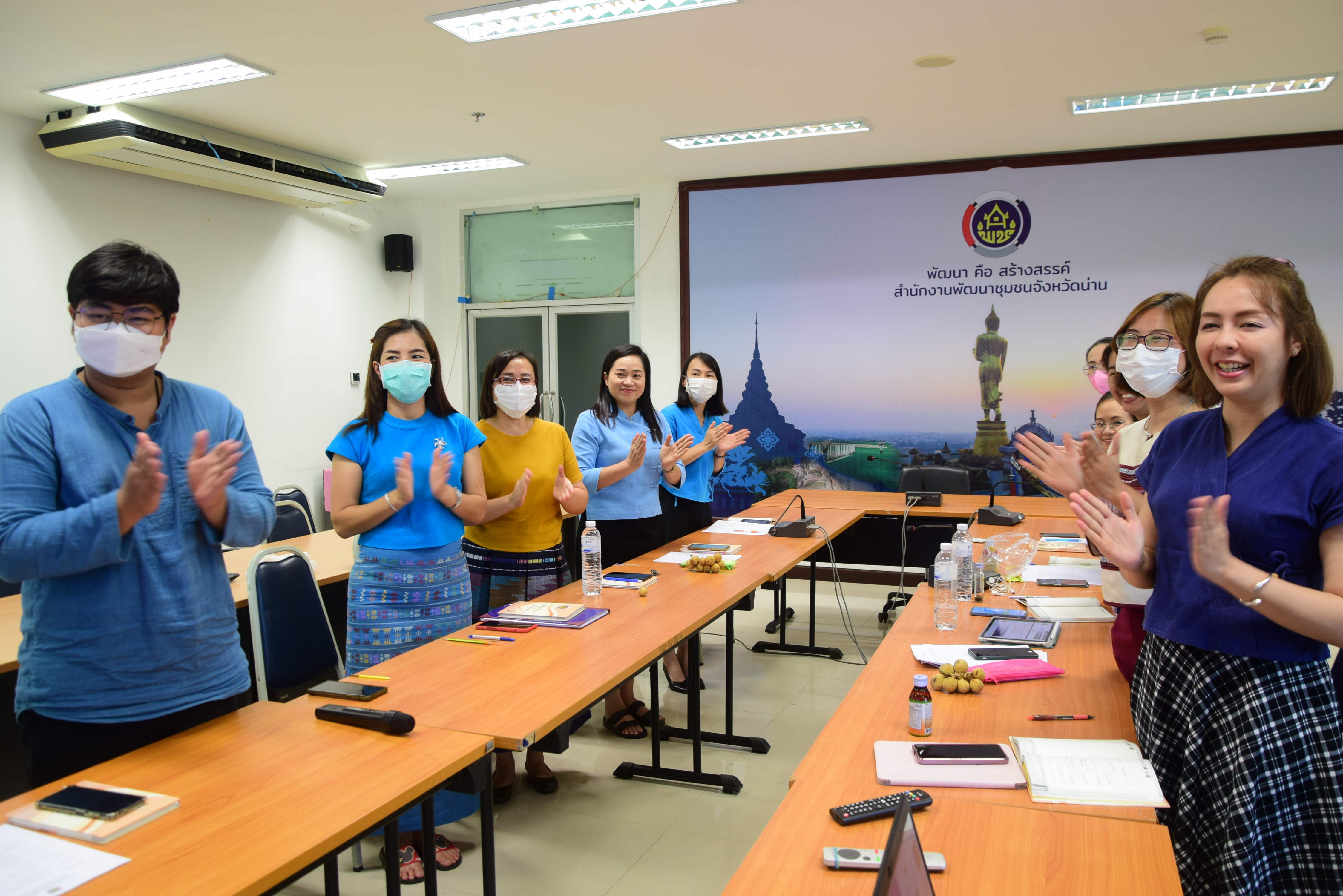 พช.น่าน เข้าร่วมการประชุมขับเคลื่อนการปฏิบัติงานพัฒนาชุมชน ผ่านระบบวีดีทัศน์ทางไกล Video Conference